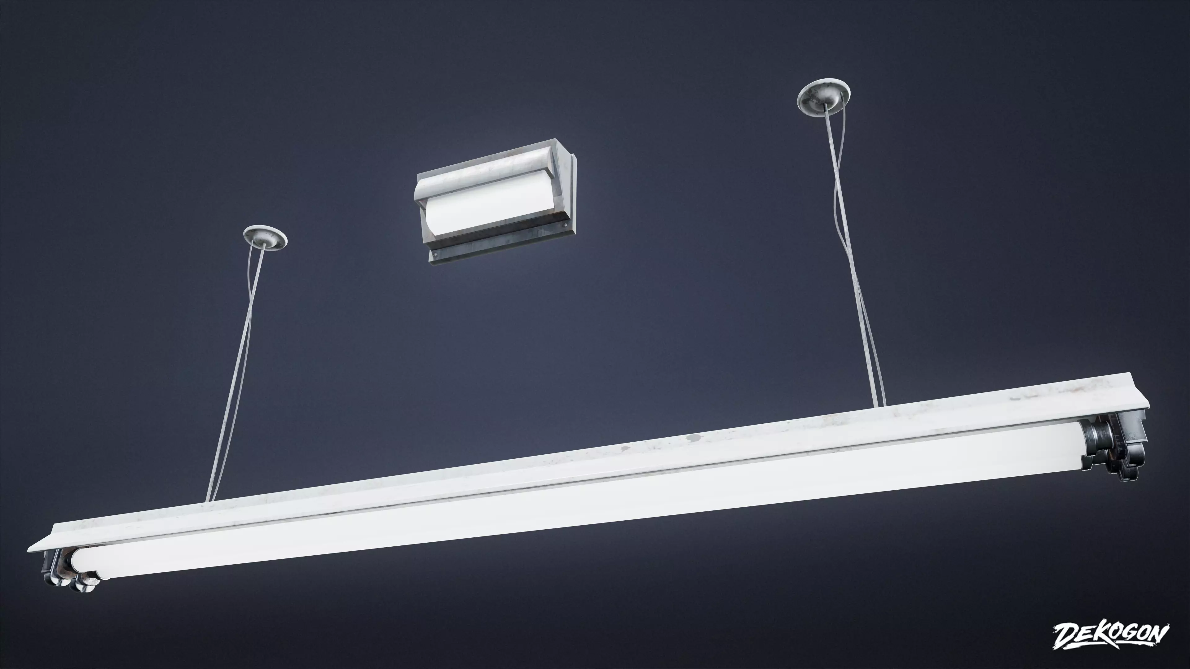 LIGHTING - Lights Set 10 - LOW POLY AND NANITE Low-poly 3D model