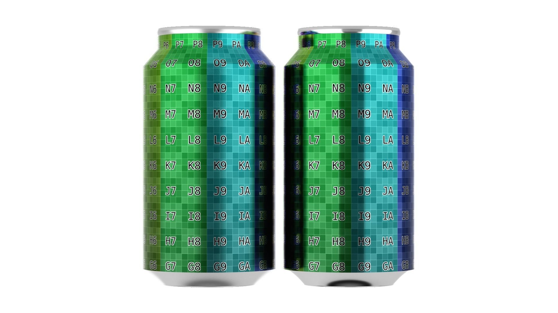 375 ml Standard Beverage Can - Matte and Glossy materials Low-poly 3D model_3
