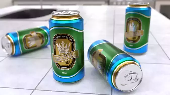 440 ml Standard Beverage Can - Matte and Glossy materials