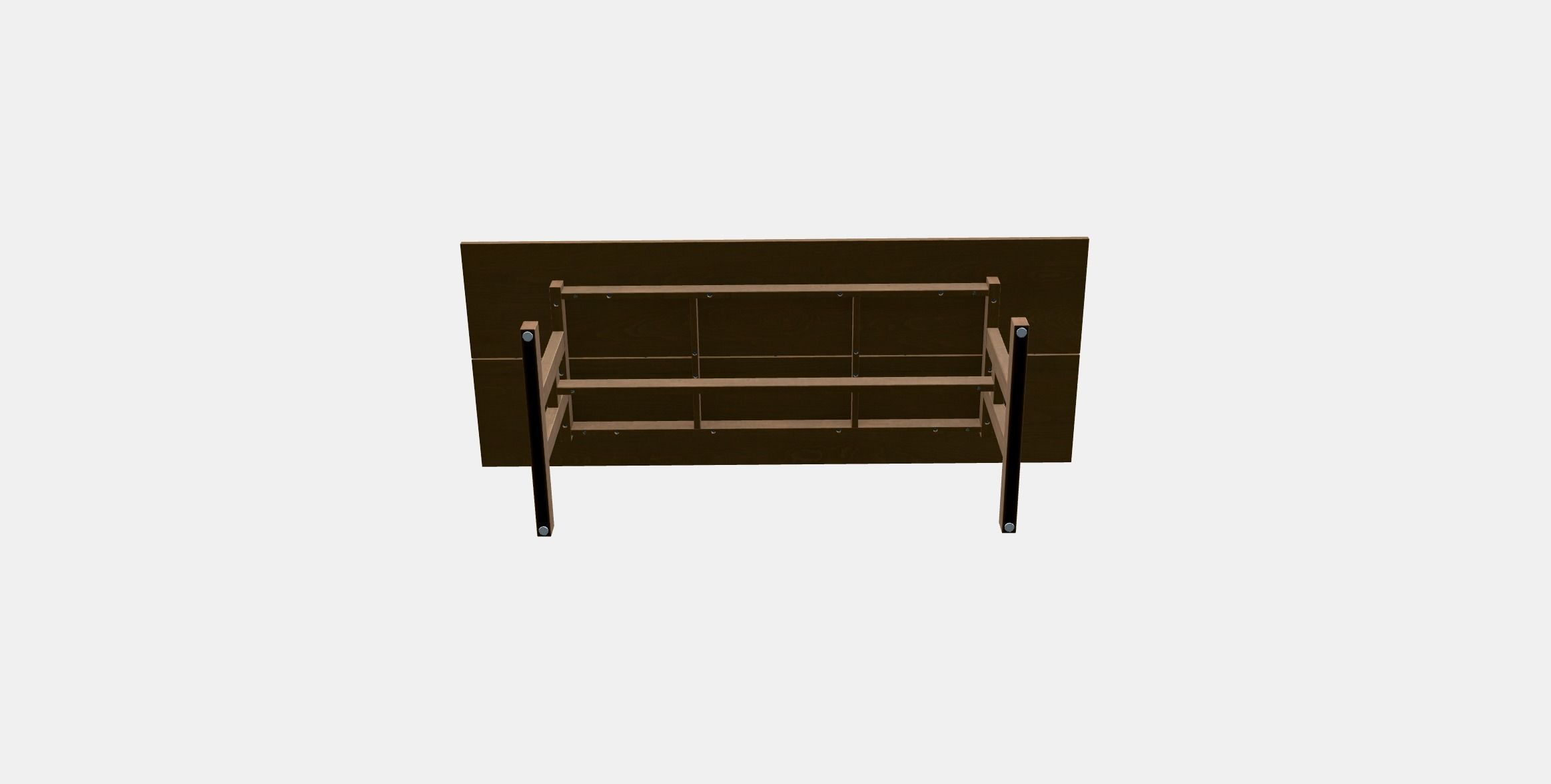 KLIMPFJALL Dining table Low-poly 3D model_3