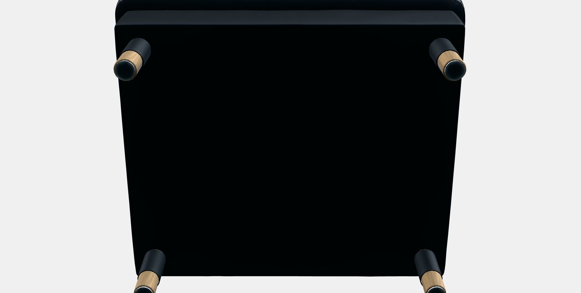 LANDSKRONA Footstool Low-poly 3D model_6