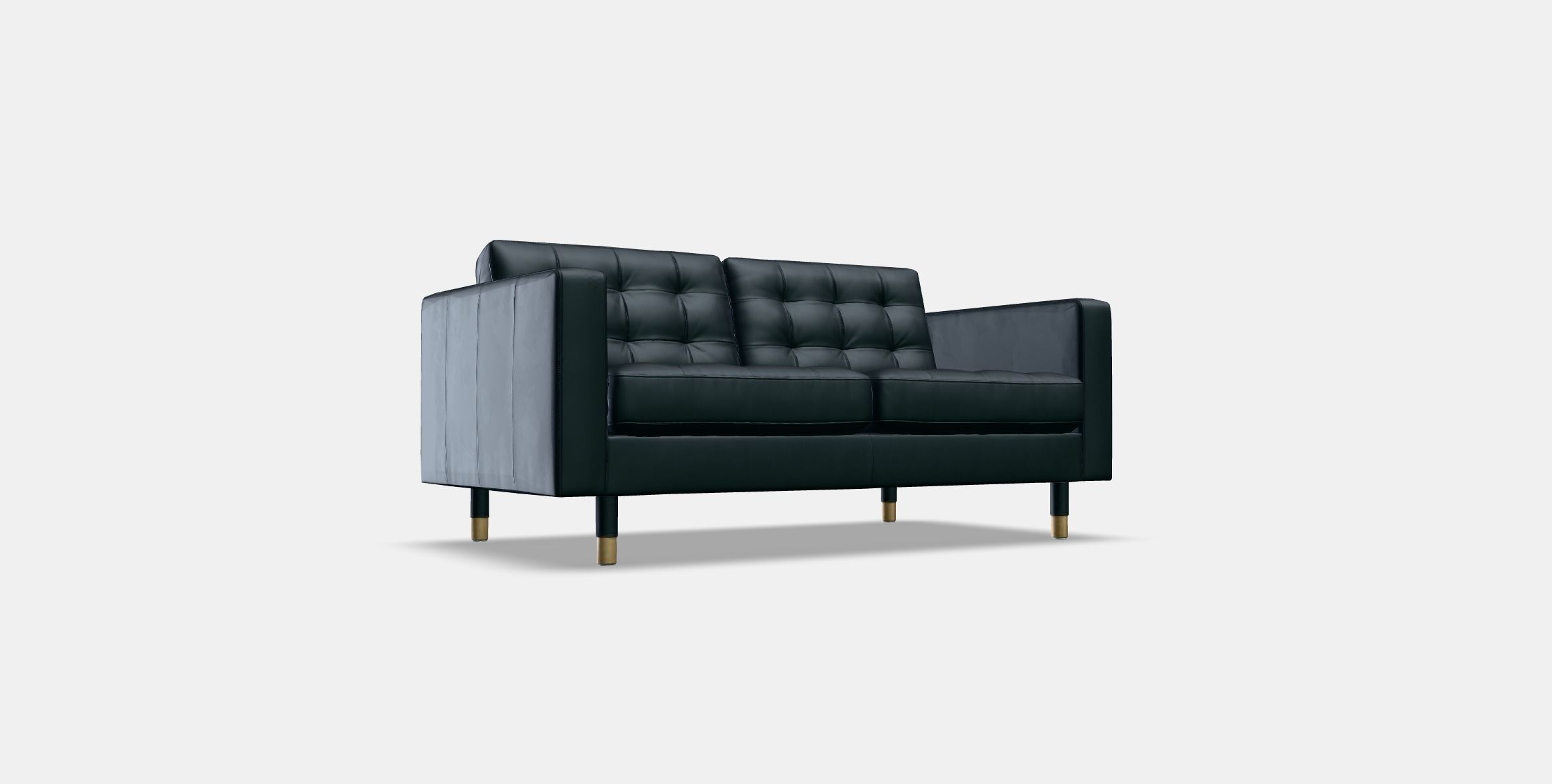 LANDSKRONA Two-seat sofa Low-poly 3D model_2
