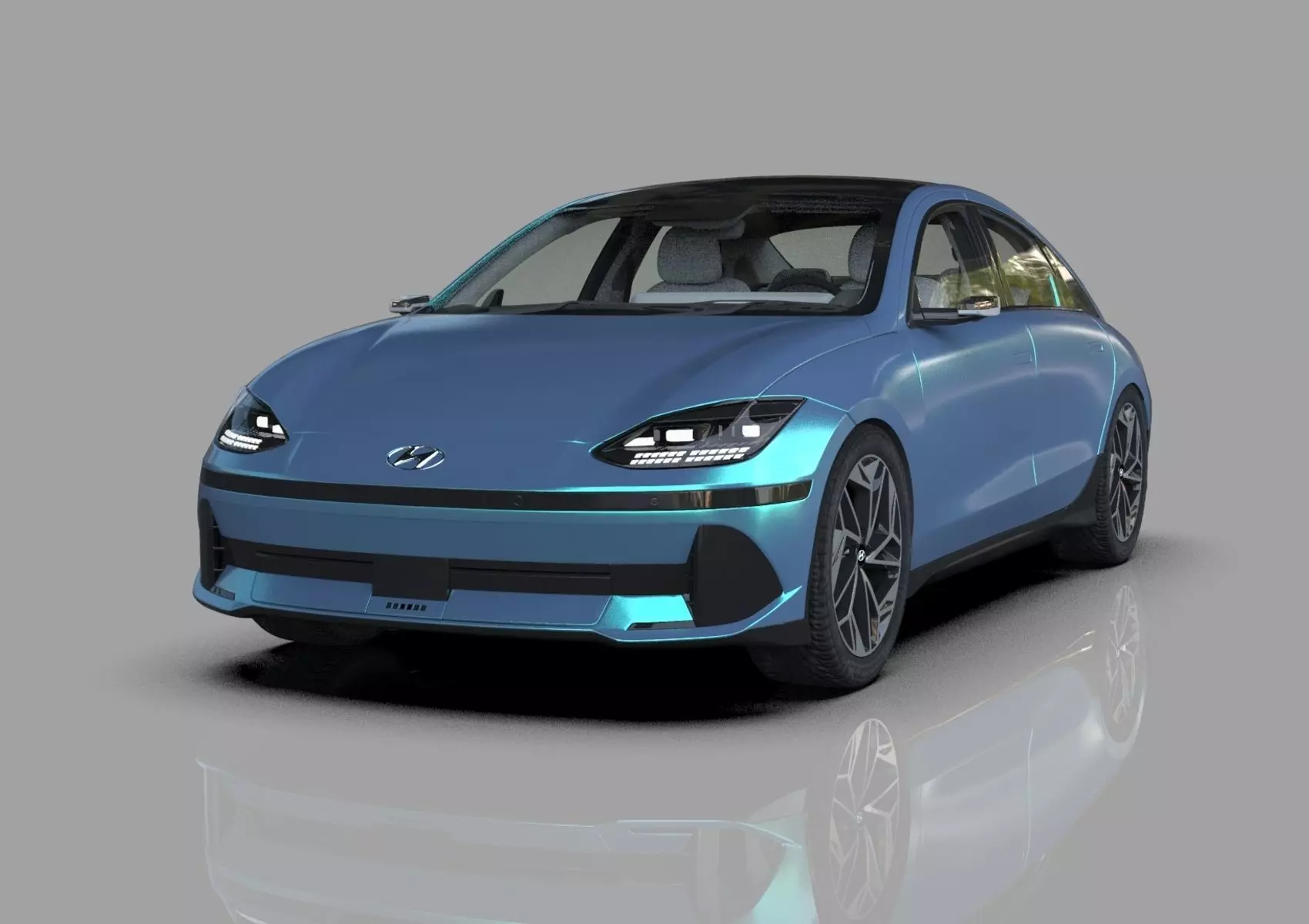 Hyundai Ioniq 6 2023 Organizing 3D model