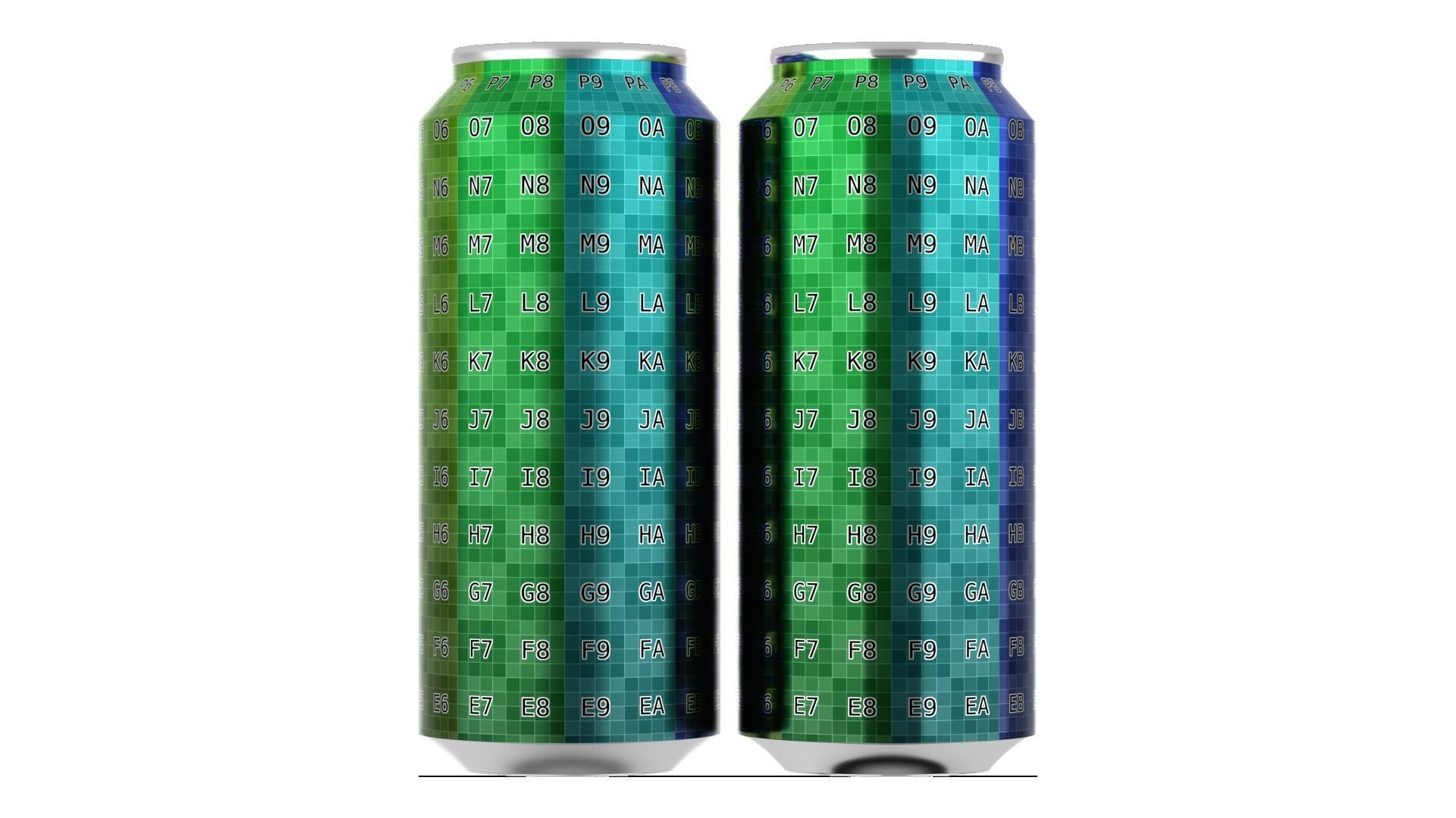 500 ml Standard Beverage Can - Matte and Glossy materials Low-poly 3D model_2