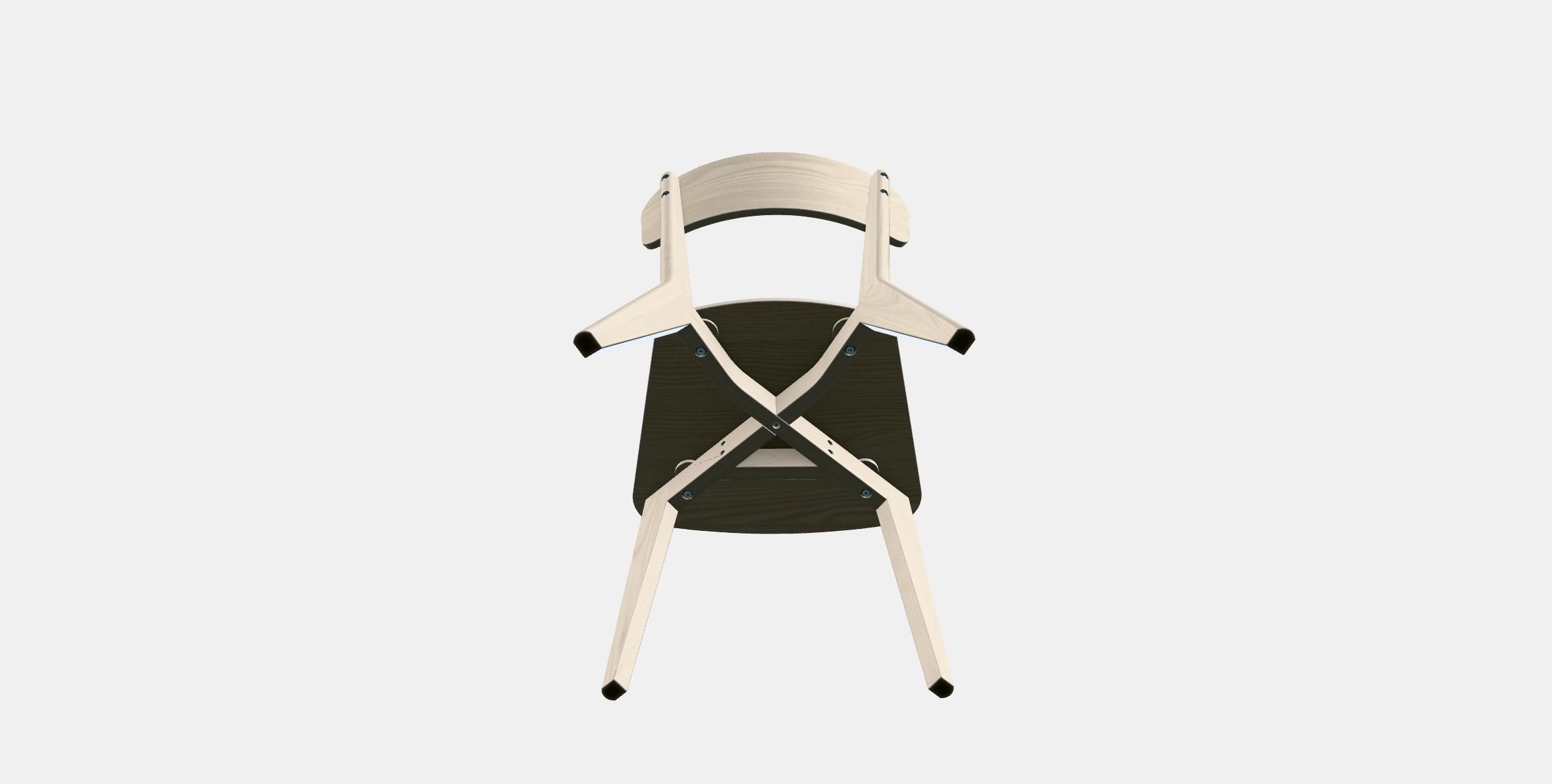 LISABO Chair 2 Low-poly 3D model_5