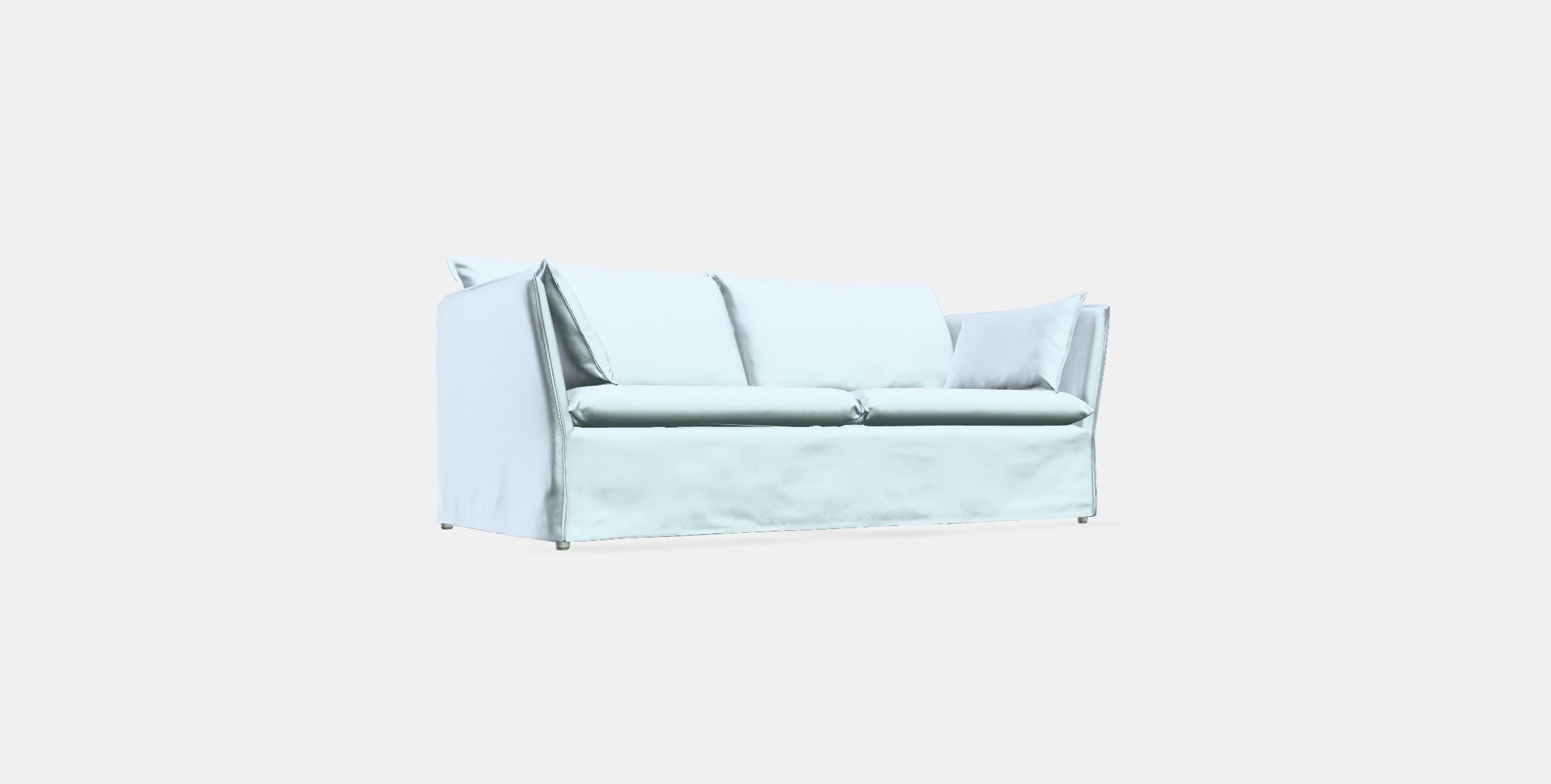 BACKSALEN 3-seat sofa 1 Low-poly 3D model_3
