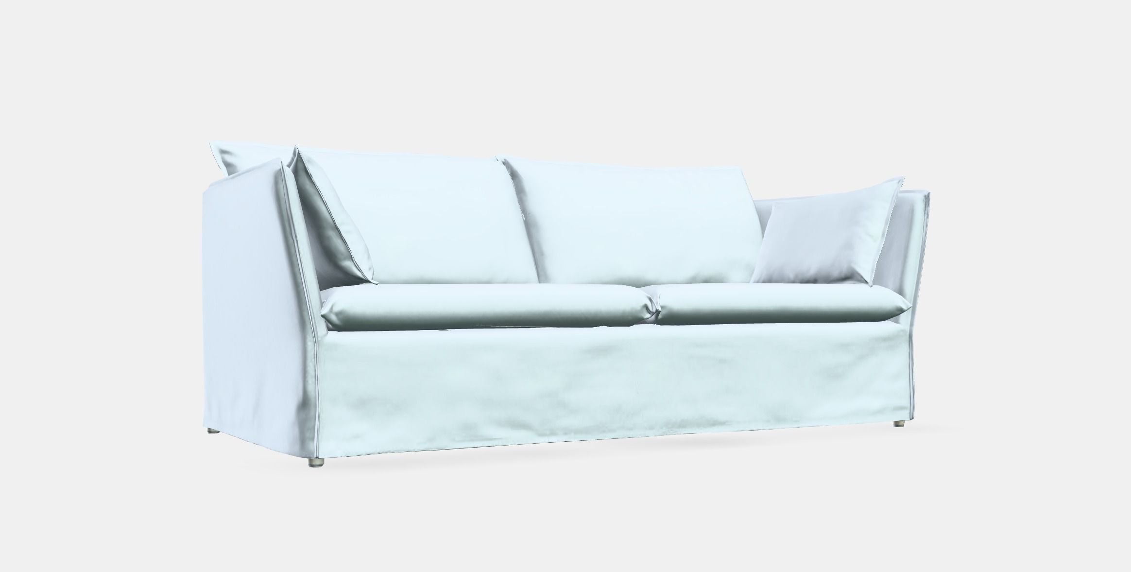 BACKSALEN 3-seat sofa 1 Low-poly 3D model_9