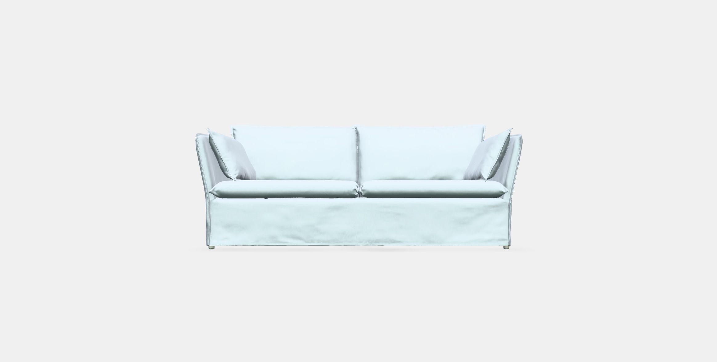 BACKSALEN 3-seat sofa 1 Low-poly 3D model_10