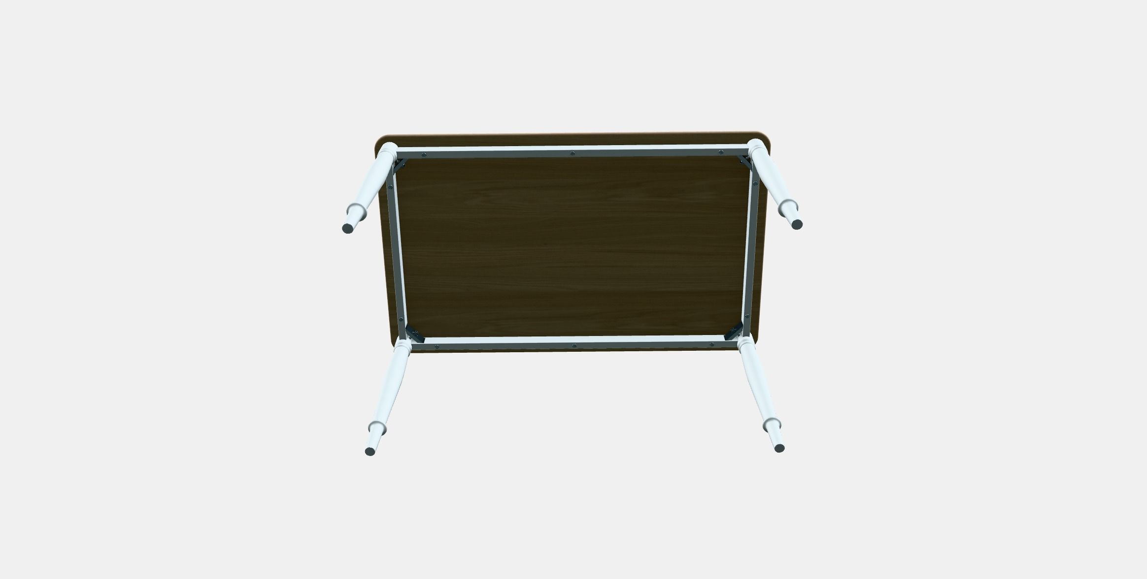 DANDERYD Dining table Low-poly 3D model_7