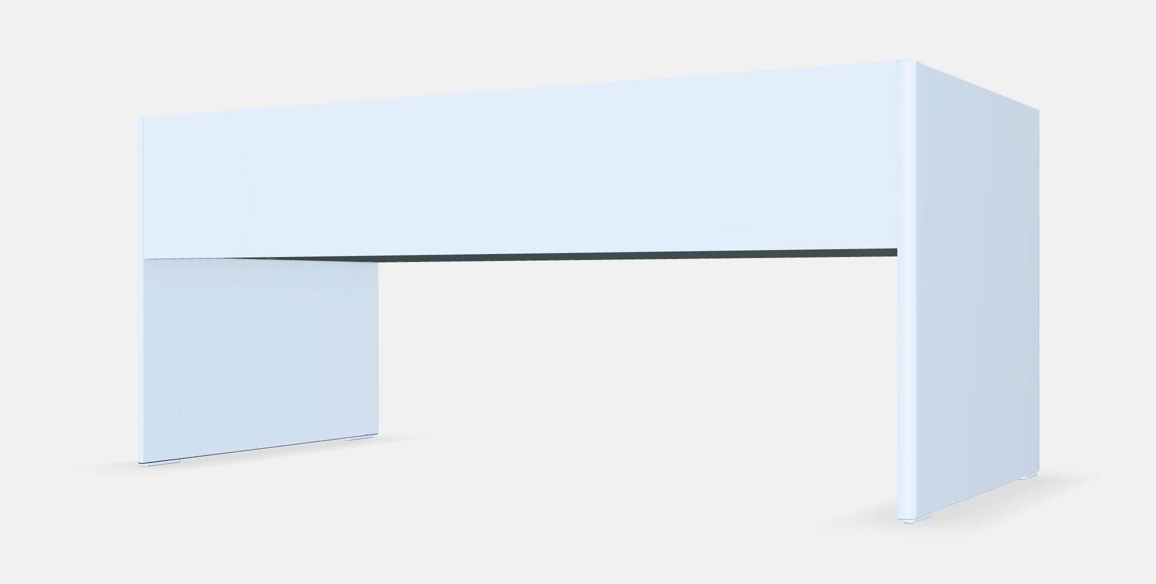 DUNDRA Activity table with storage Low-poly 3D model_6