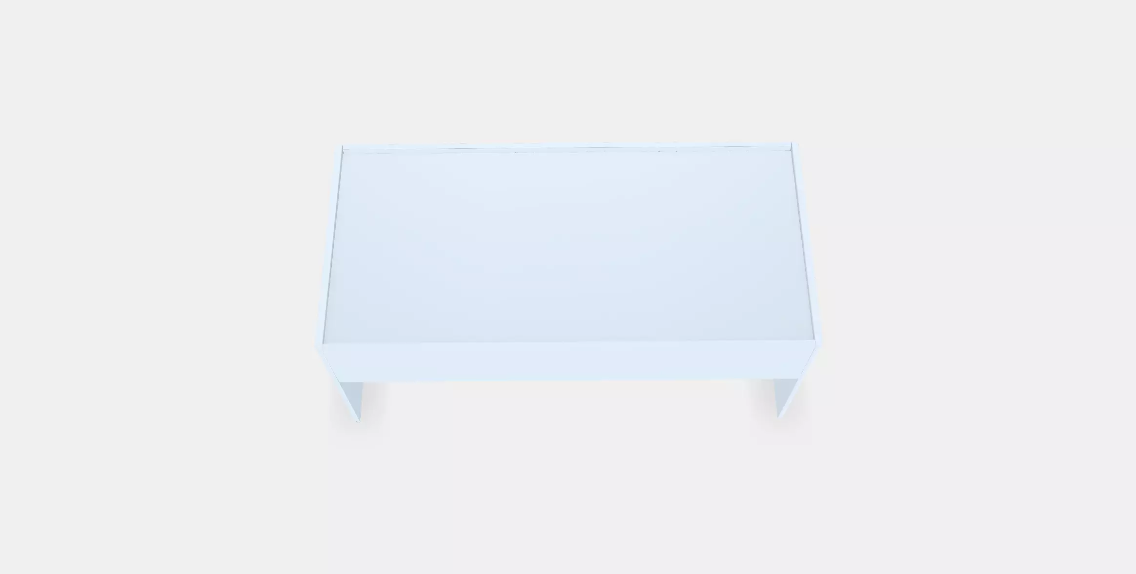 DUNDRA Activity table with storage Low-poly 3D model_0