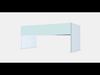 DUNDRA Activity table with storage Low-poly 3D model_1