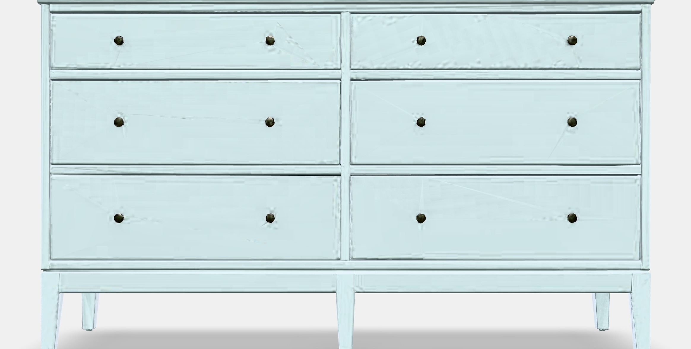 IDANAS Chest of 6 drawers Low-poly 3D model_11