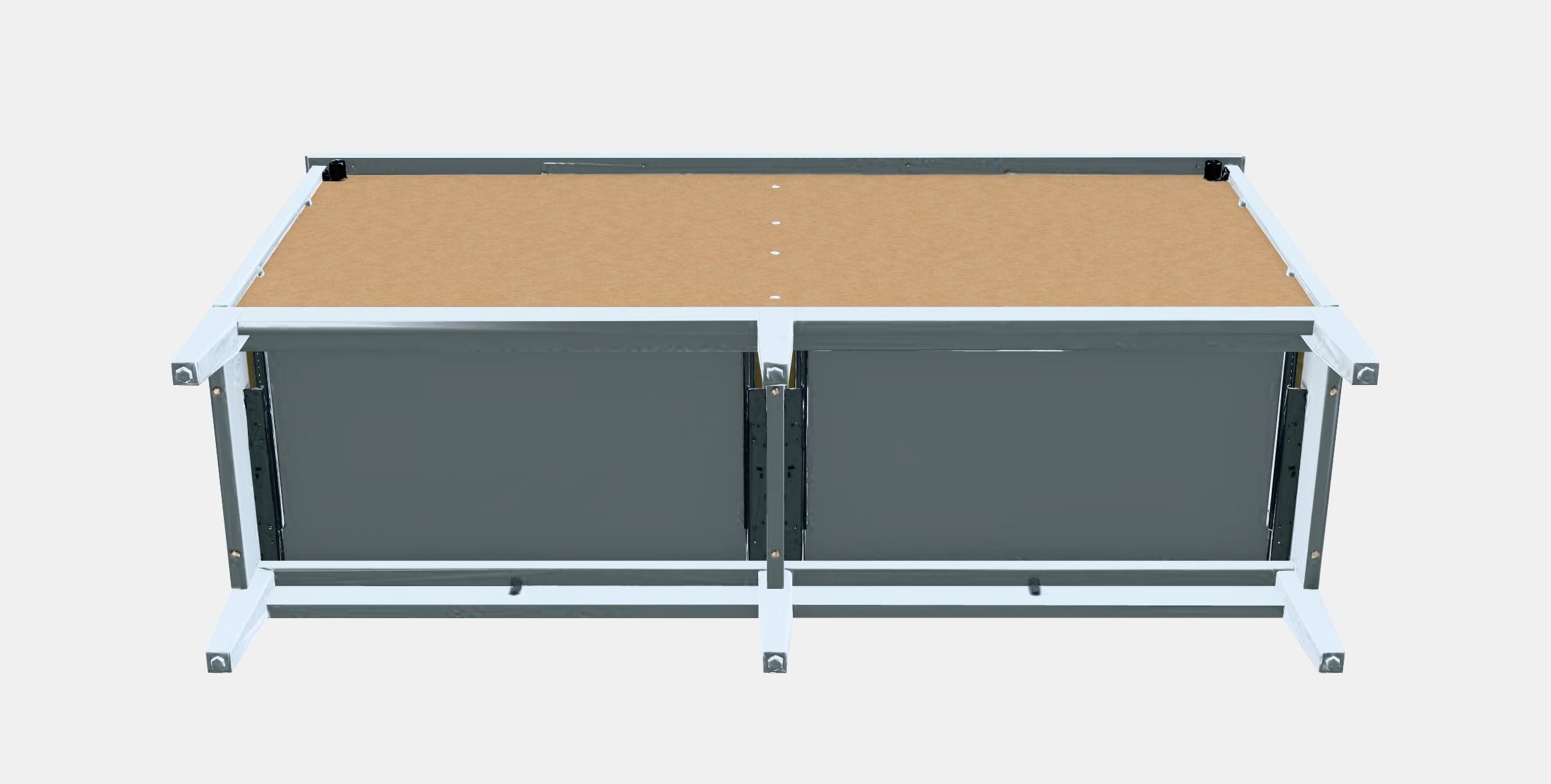 IDANAS Chest of 6 drawers Low-poly 3D model_8