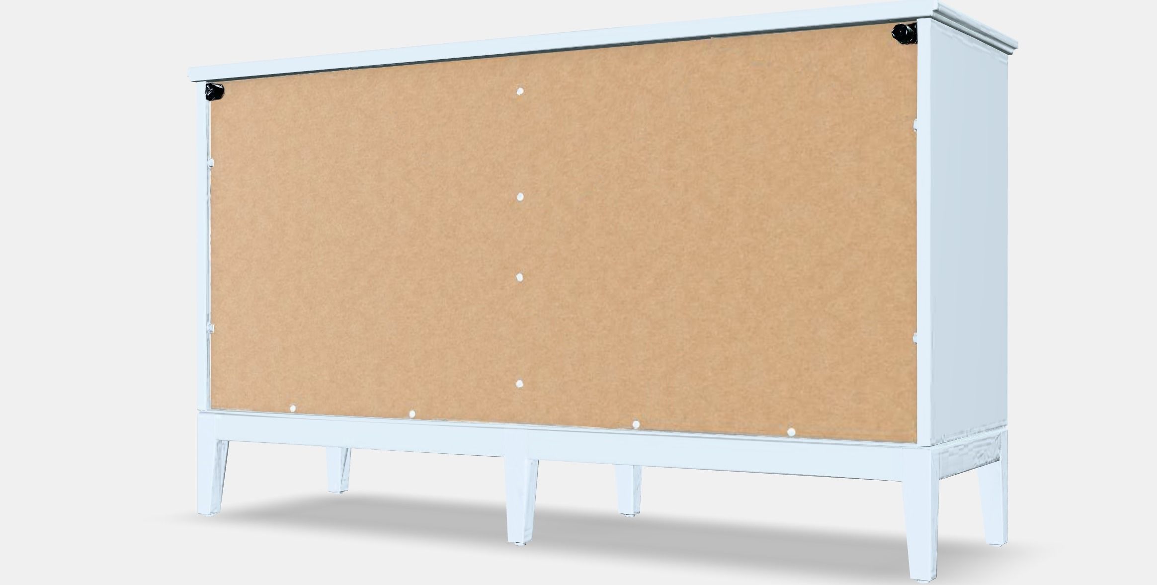 IDANAS Chest of 6 drawers Low-poly 3D model_6