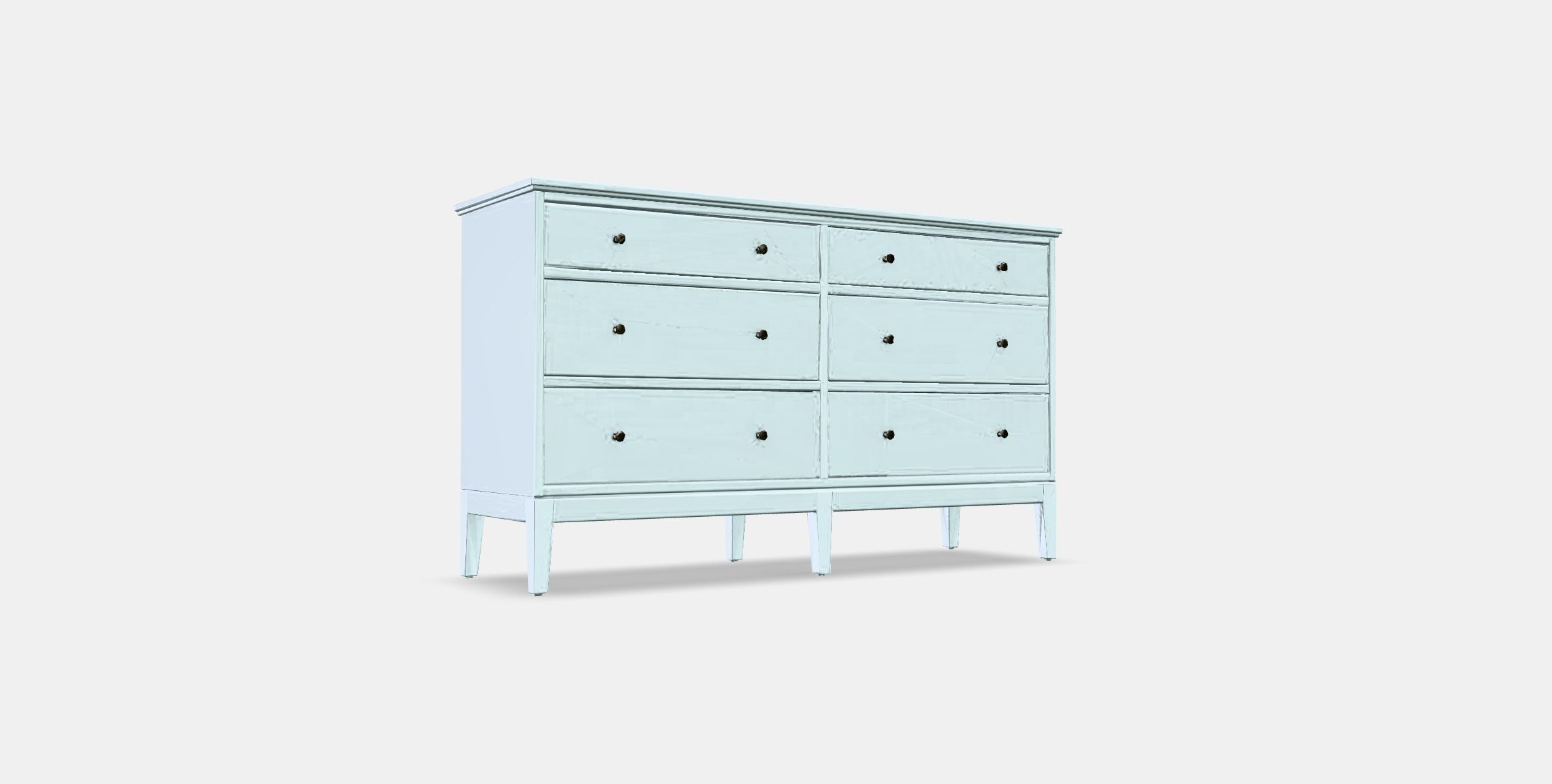 IDANAS Chest of 6 drawers Low-poly 3D model_3