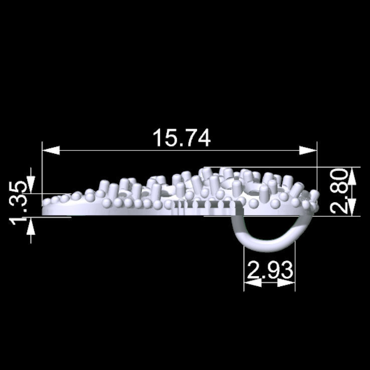 Seahorse Pendant 3D print model_6