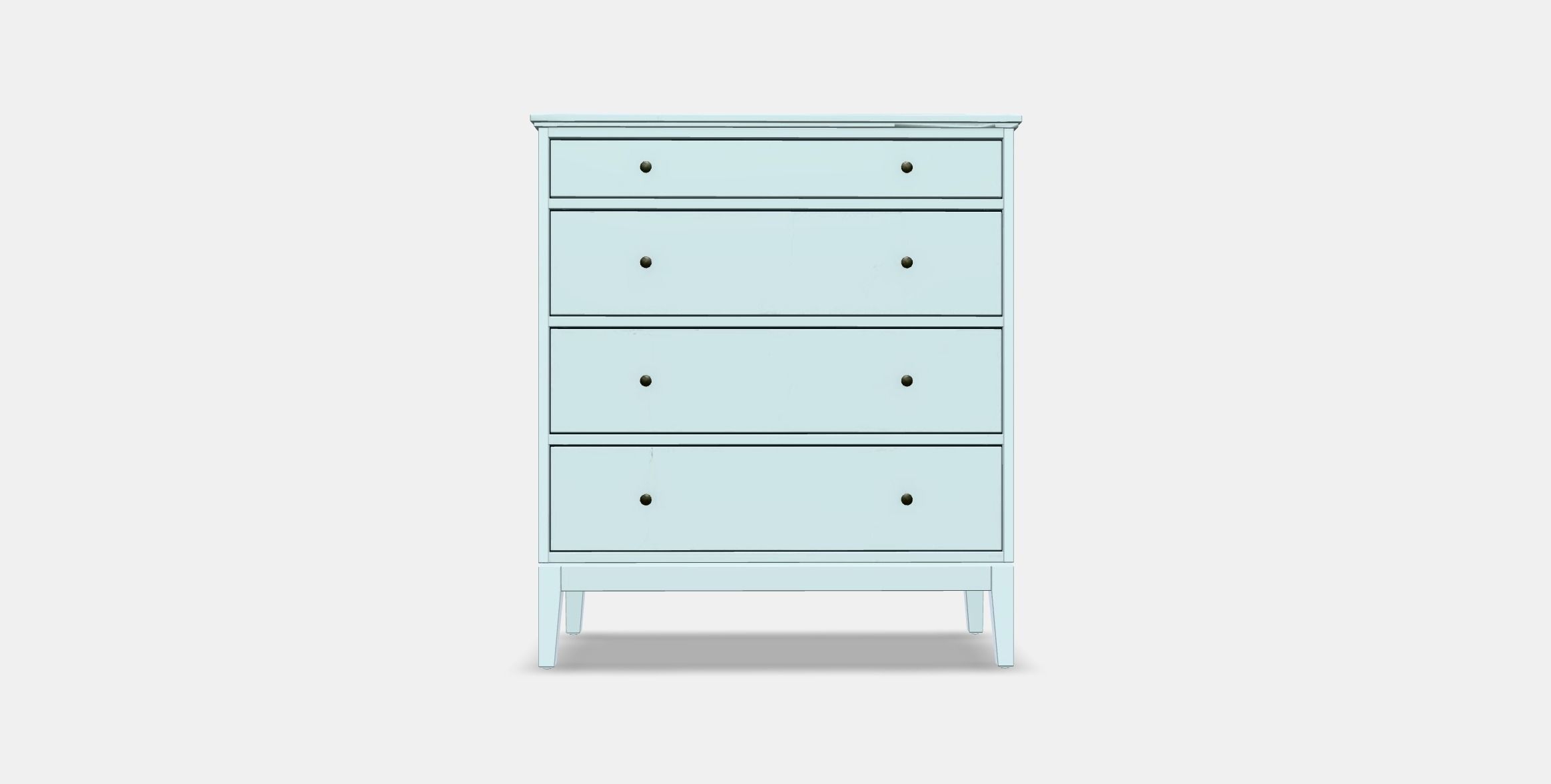 IDANAS Chest of 4 drawers Low-poly 3D model_10