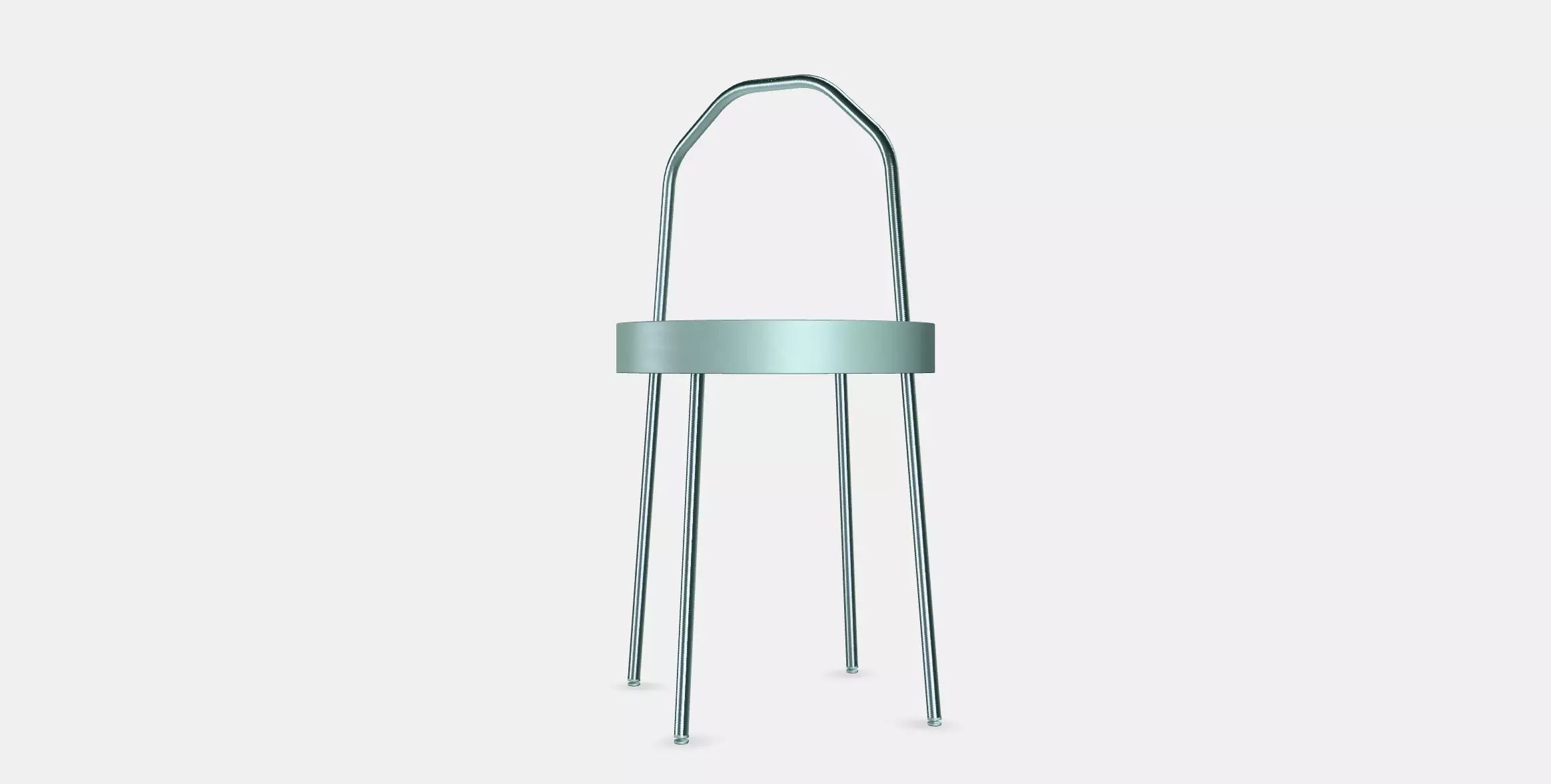 BURVIK Side table 1 Low-poly 3D model_0