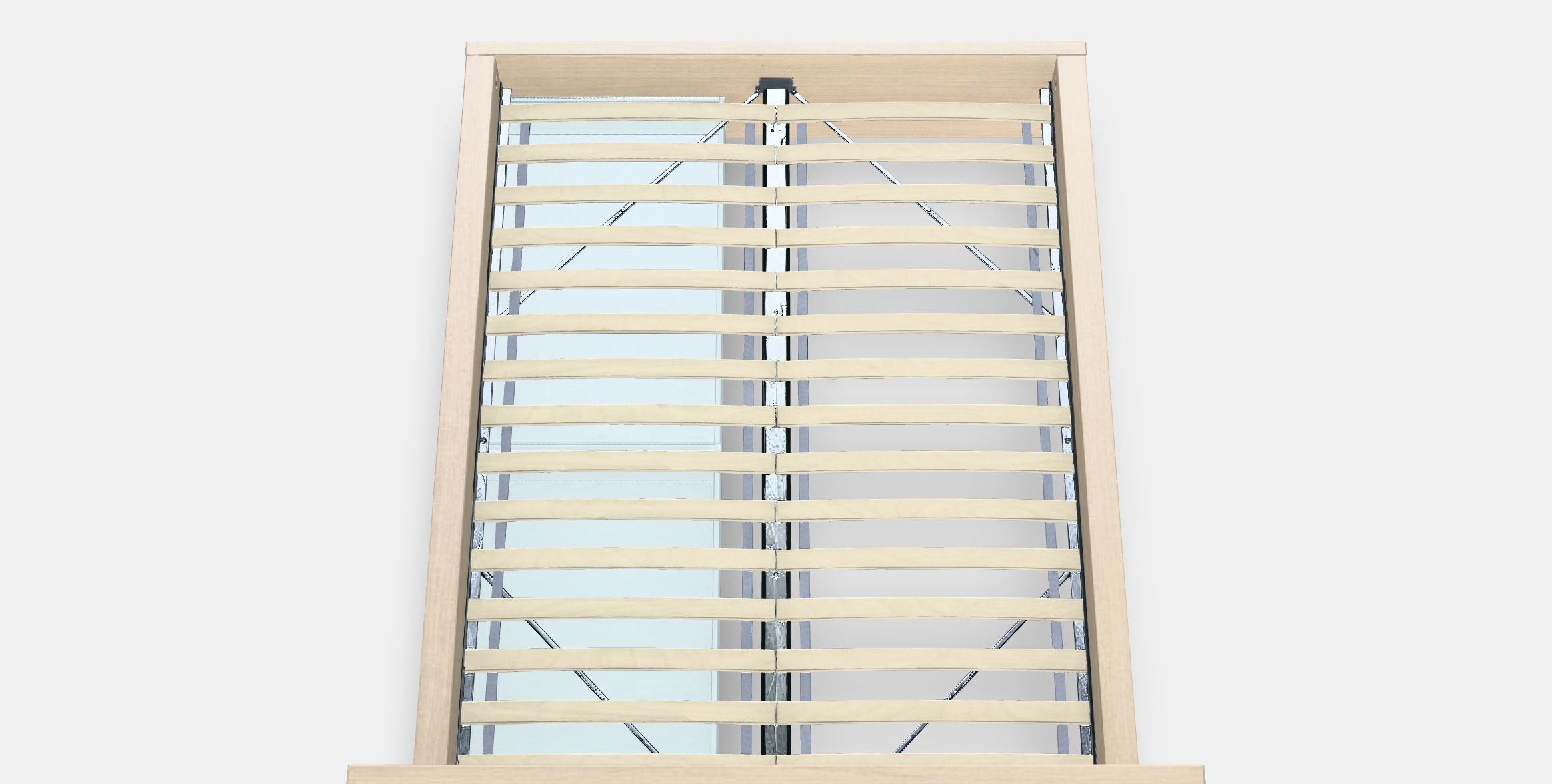 MALM Bed frame high w 2 storage boxes 1 Low-poly 3D model_7