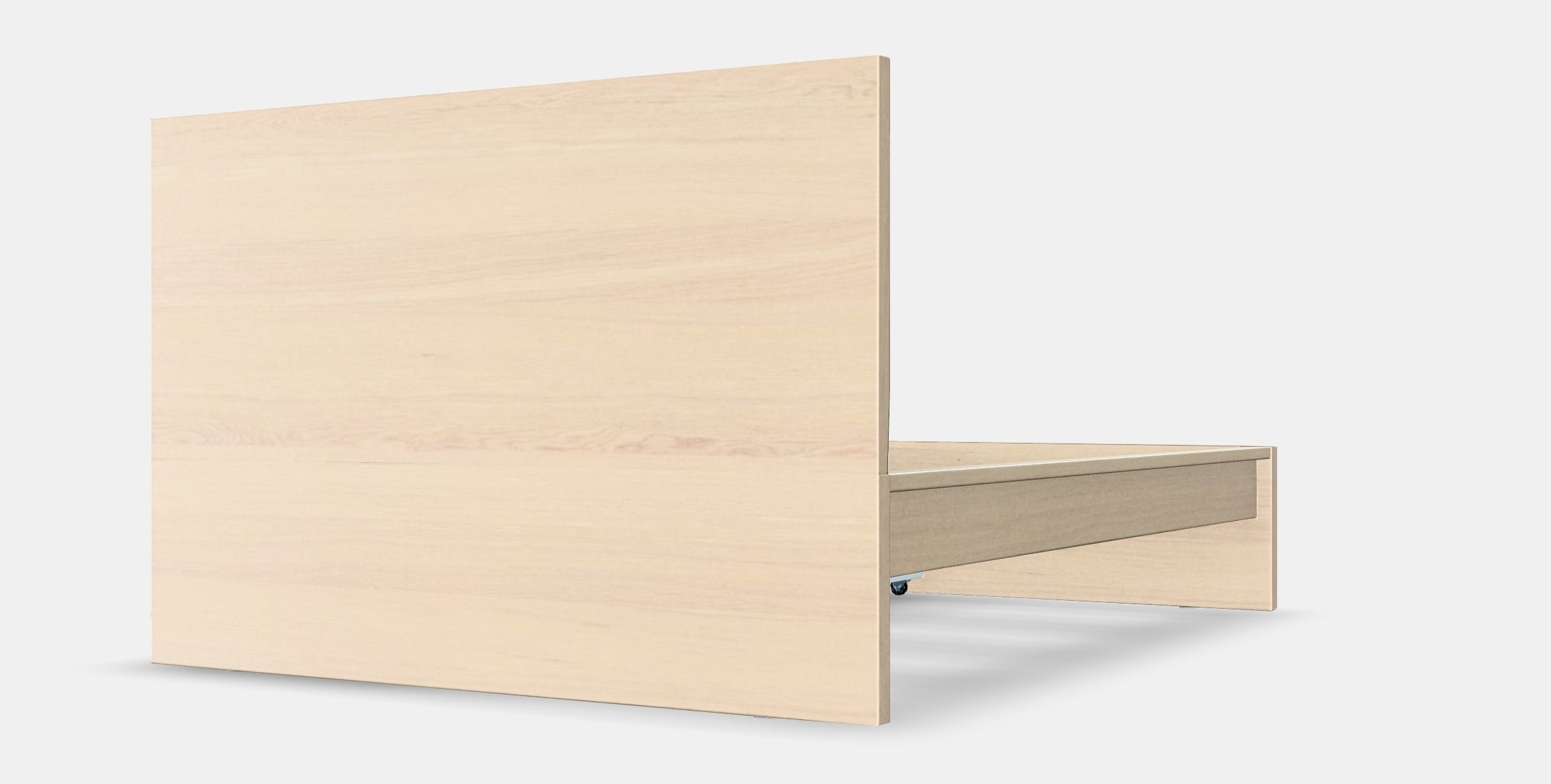 MALM Bed frame high w 2 storage boxes 1 Low-poly 3D model_6