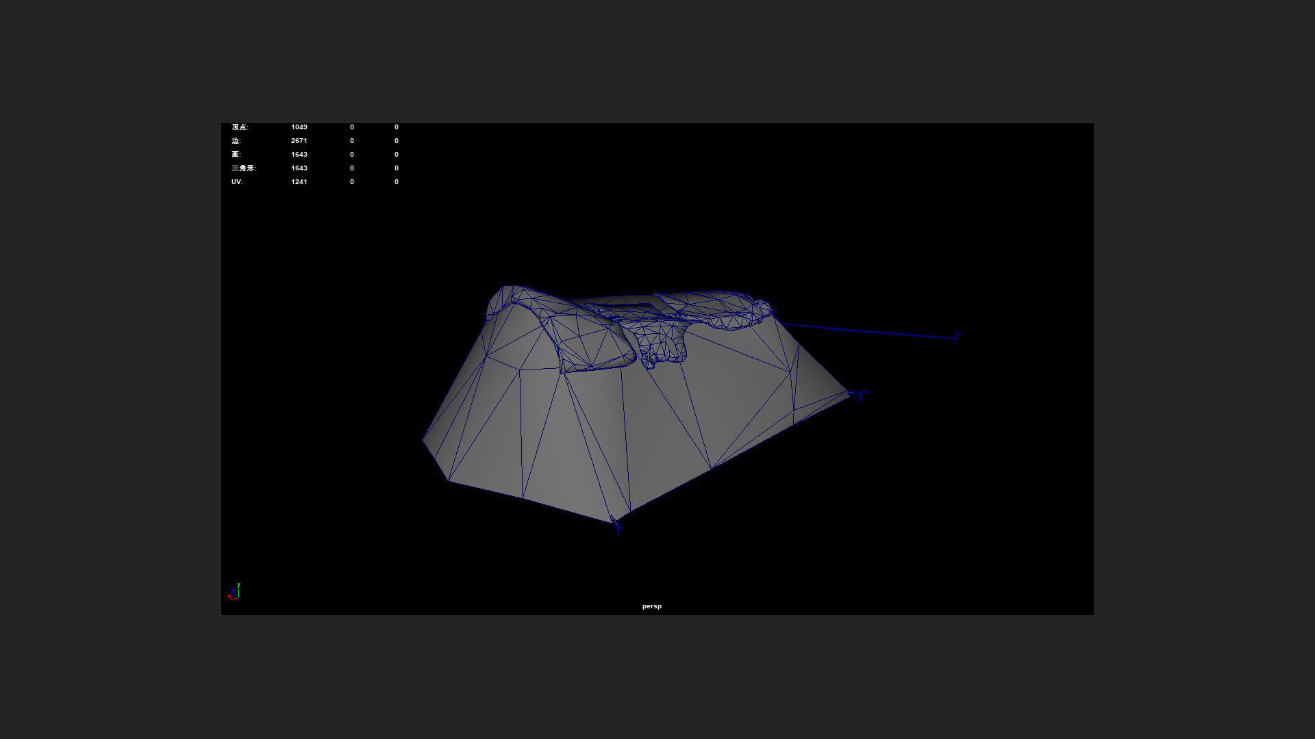 Tent 3D model 002 Low-poly 3D model_9