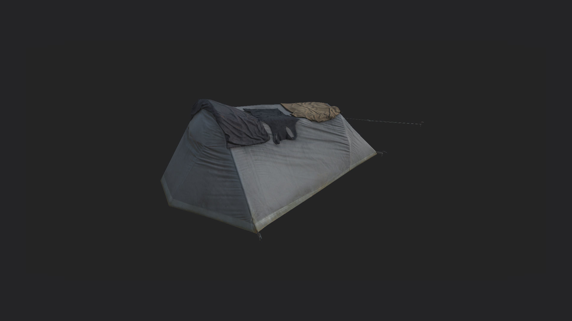 Tent 3D model 002 Low-poly 3D model_4