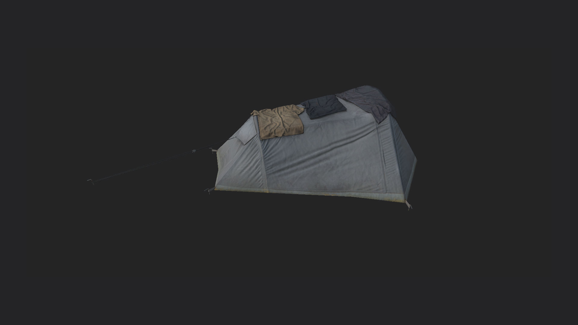Tent 3D model 002 Low-poly 3D model_1