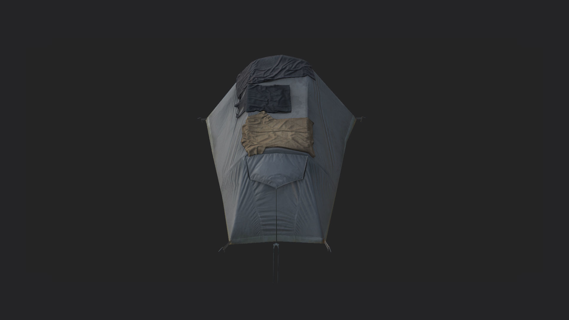 Tent 3D model 002 Low-poly 3D model_6