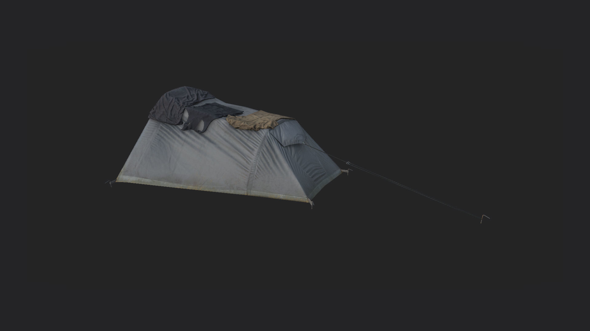 Tent 3D model 002 Low-poly 3D model_5
