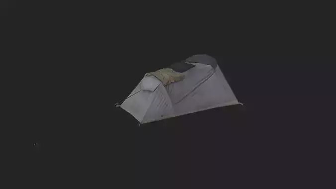 Tent 3D model 002