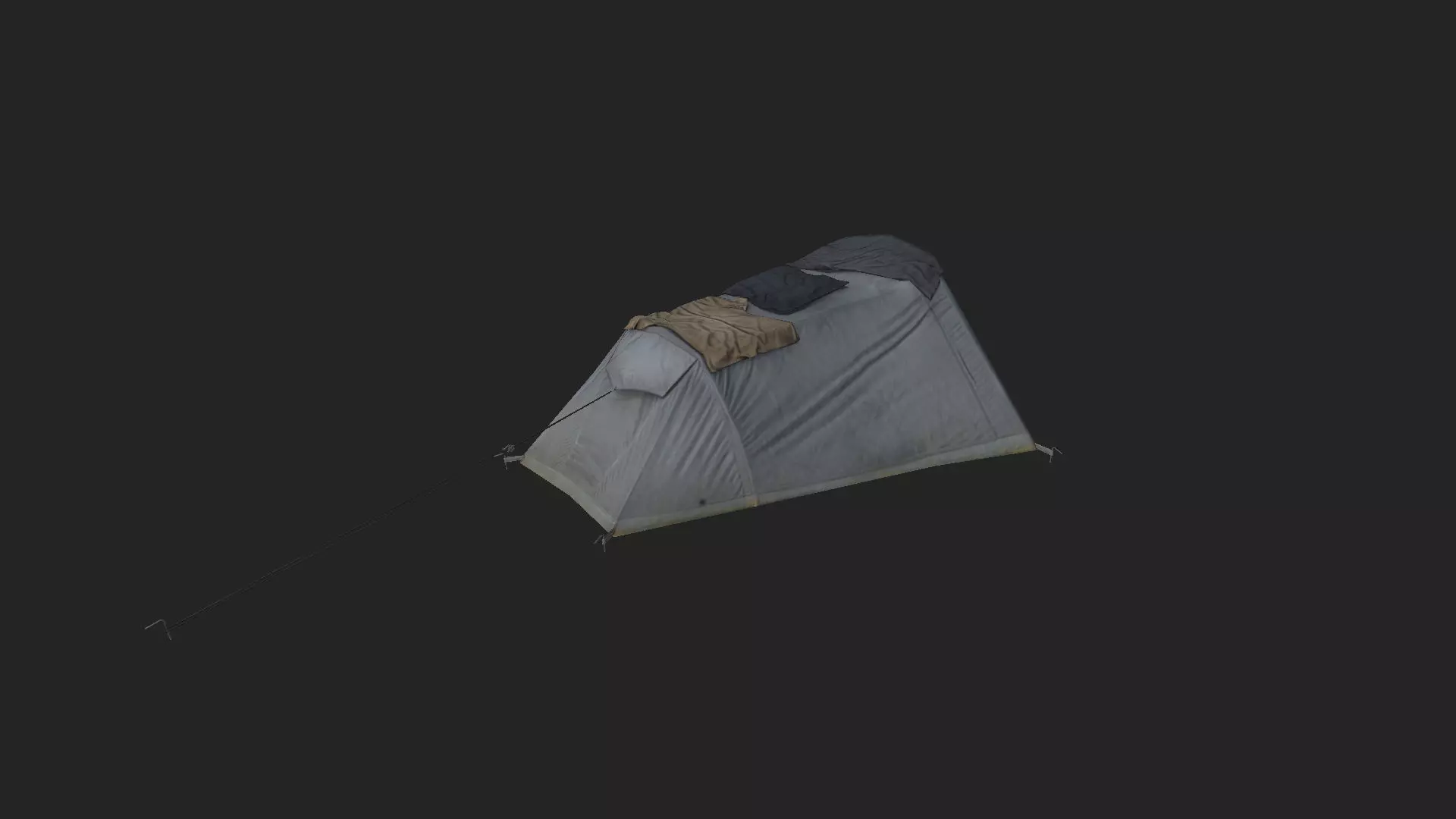 Tent 3D model 002 Low-poly 3D model_0