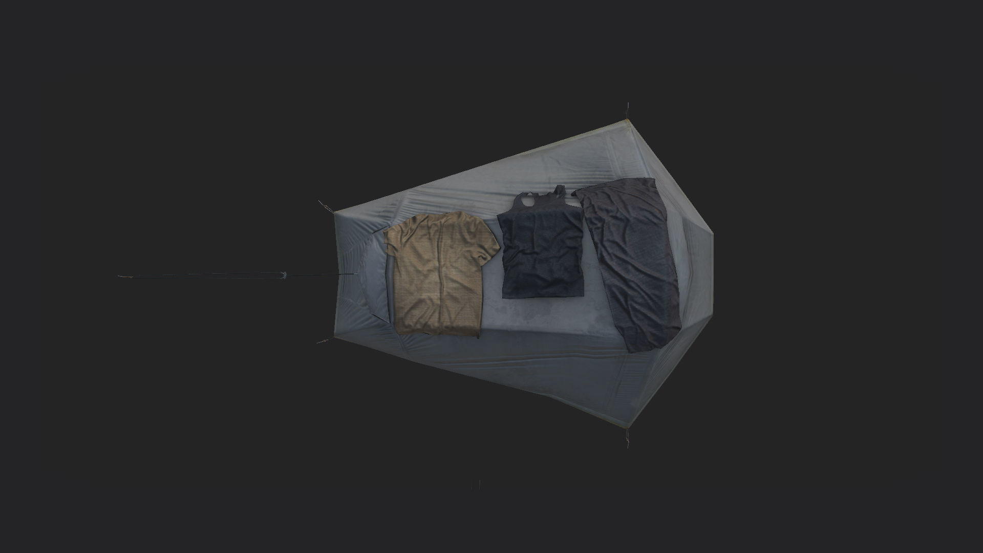 Tent 3D model 002 Low-poly 3D model_7