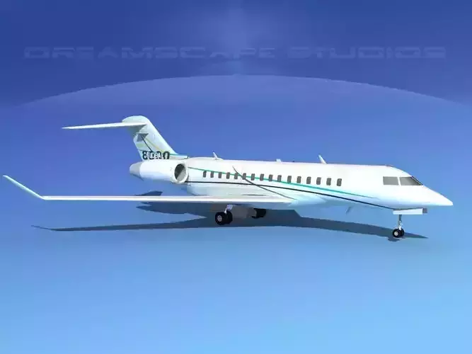 Global Express 8000 V02 3D model