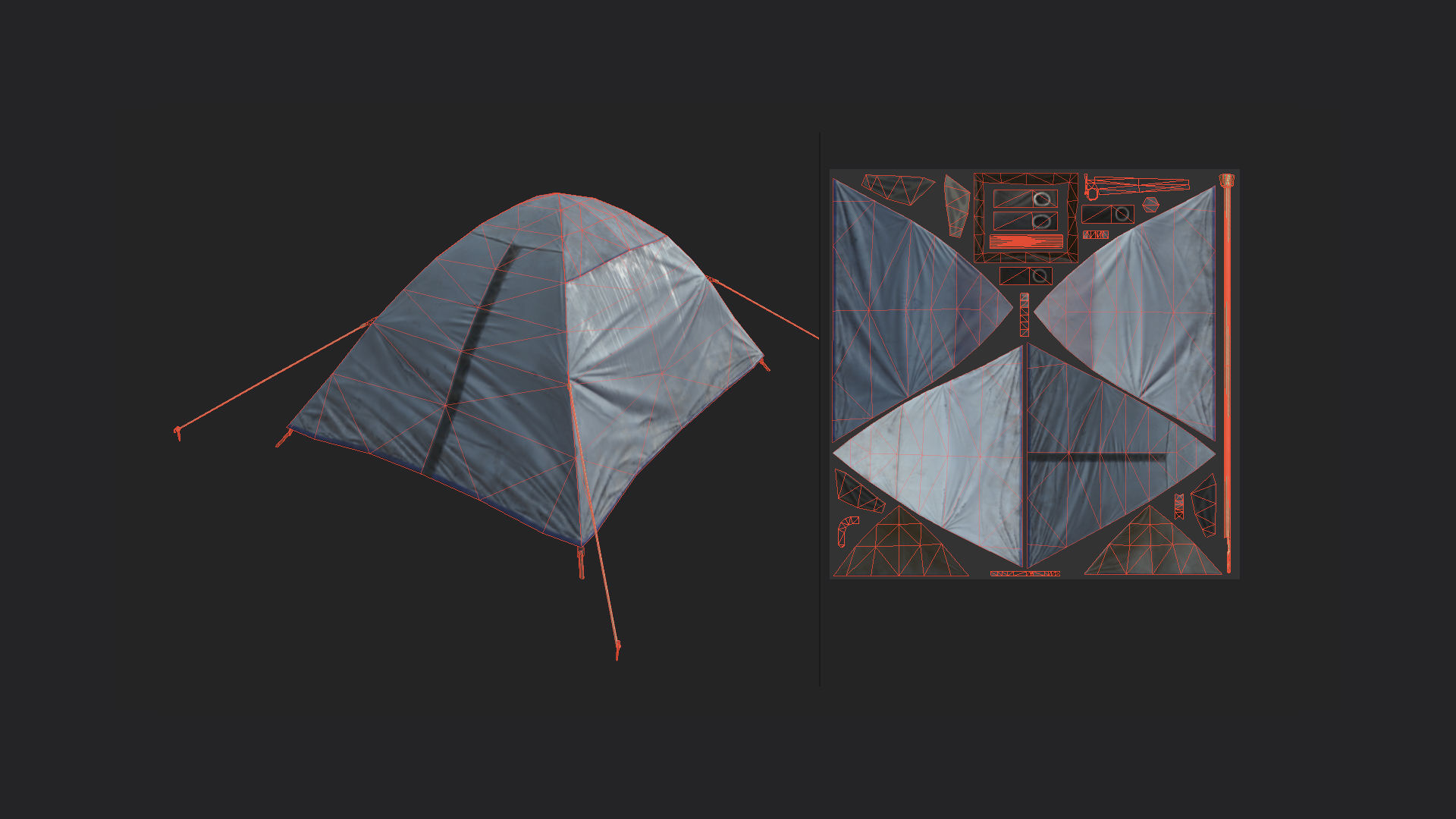 Tent 3D model 003 Low-poly 3D model_8