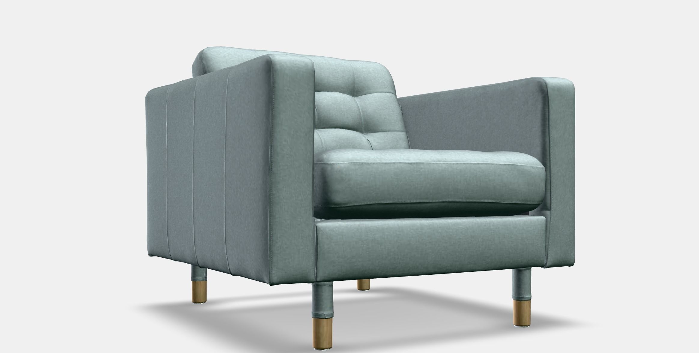 LANDSKRONA Armchair Low-poly 3D model_12