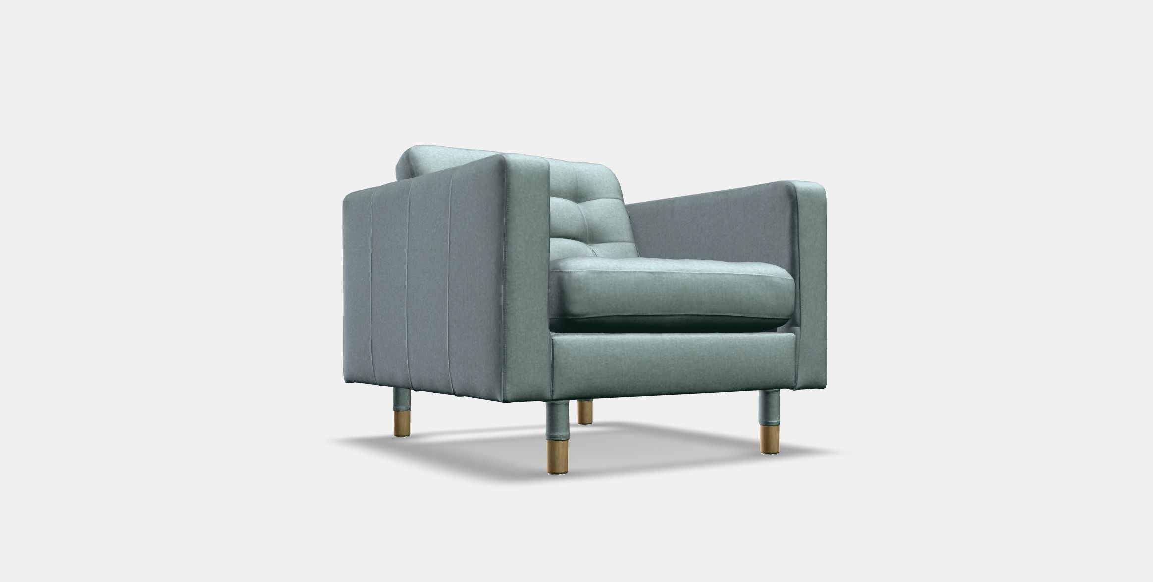 LANDSKRONA Armchair Low-poly 3D model_2