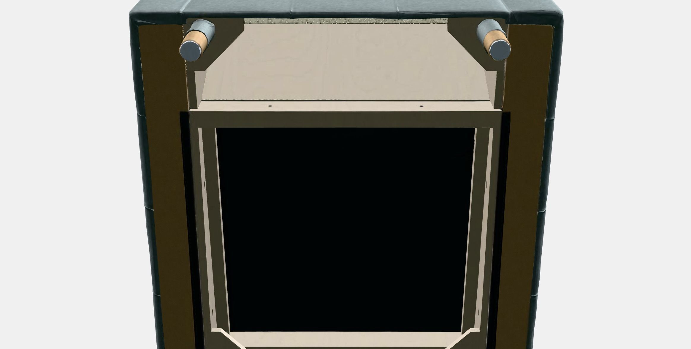 LANDSKRONA Armchair Low-poly 3D model_9