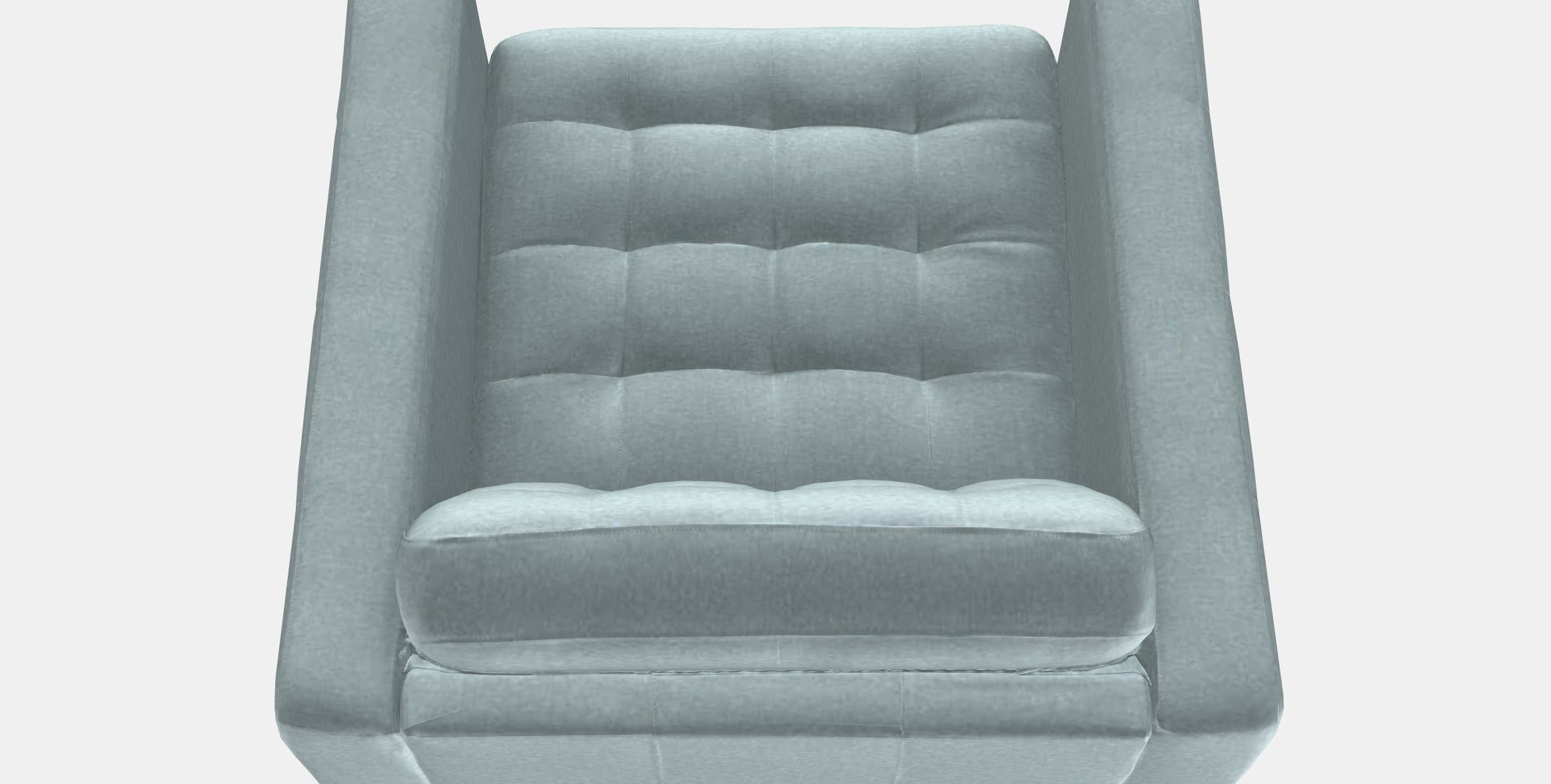 LANDSKRONA Armchair Low-poly 3D model_3