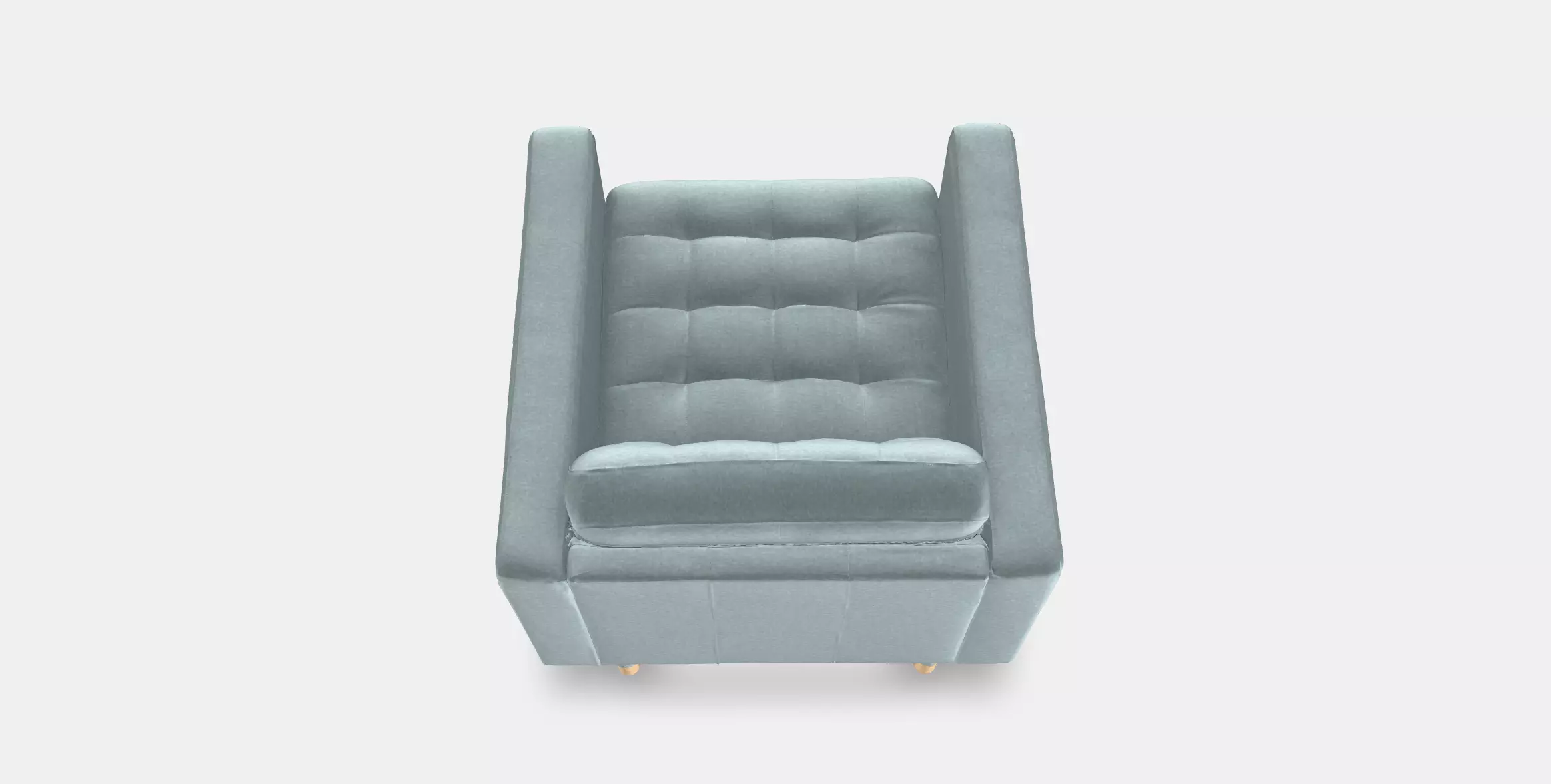 LANDSKRONA Armchair Low-poly 3D model_0