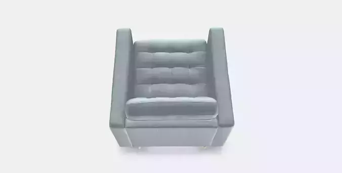 LANDSKRONA Armchair Low-poly 3D model