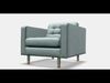 LANDSKRONA Armchair Low-poly 3D model_1