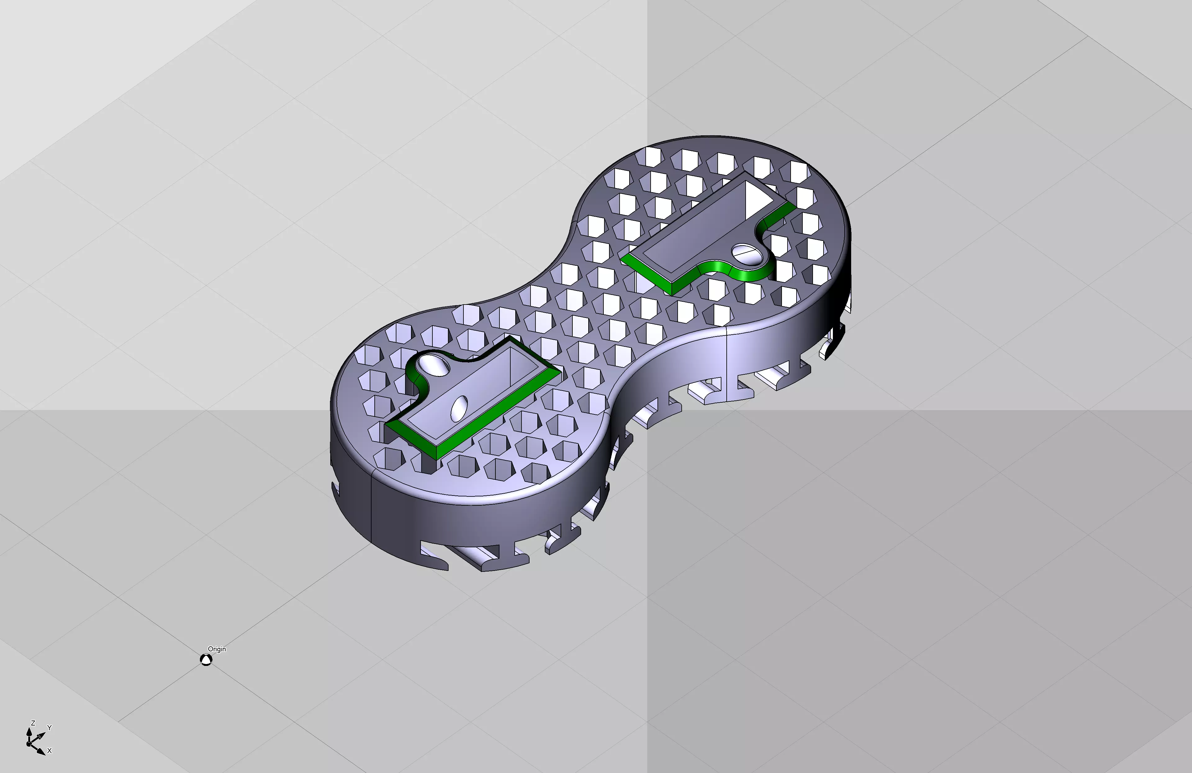 Fin box FCS fusion 3D print model