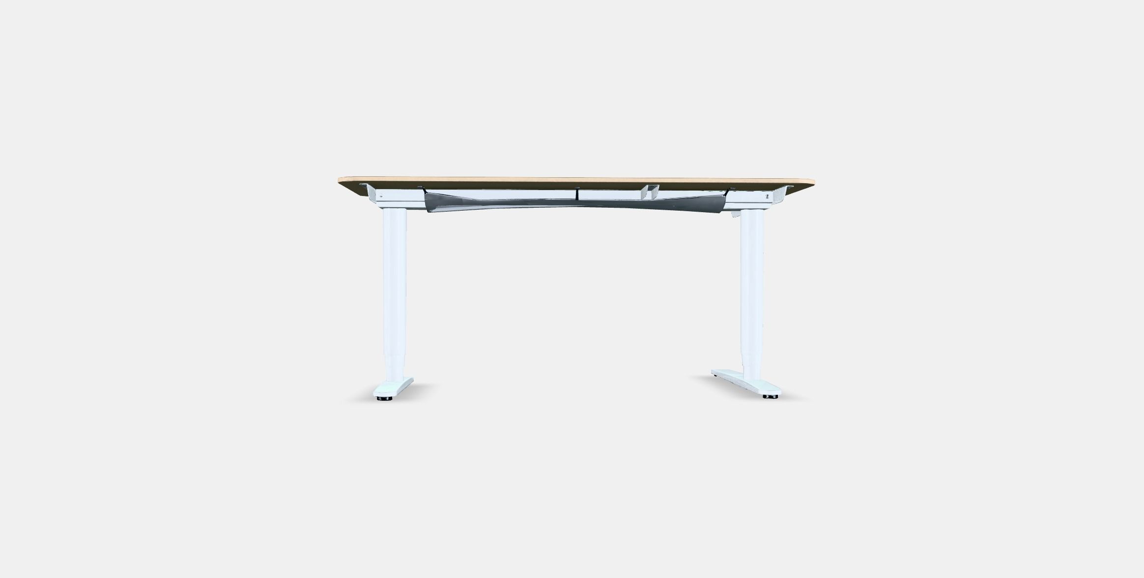 BEKANT Corner desk left sit-stand Low-poly 3D model_14