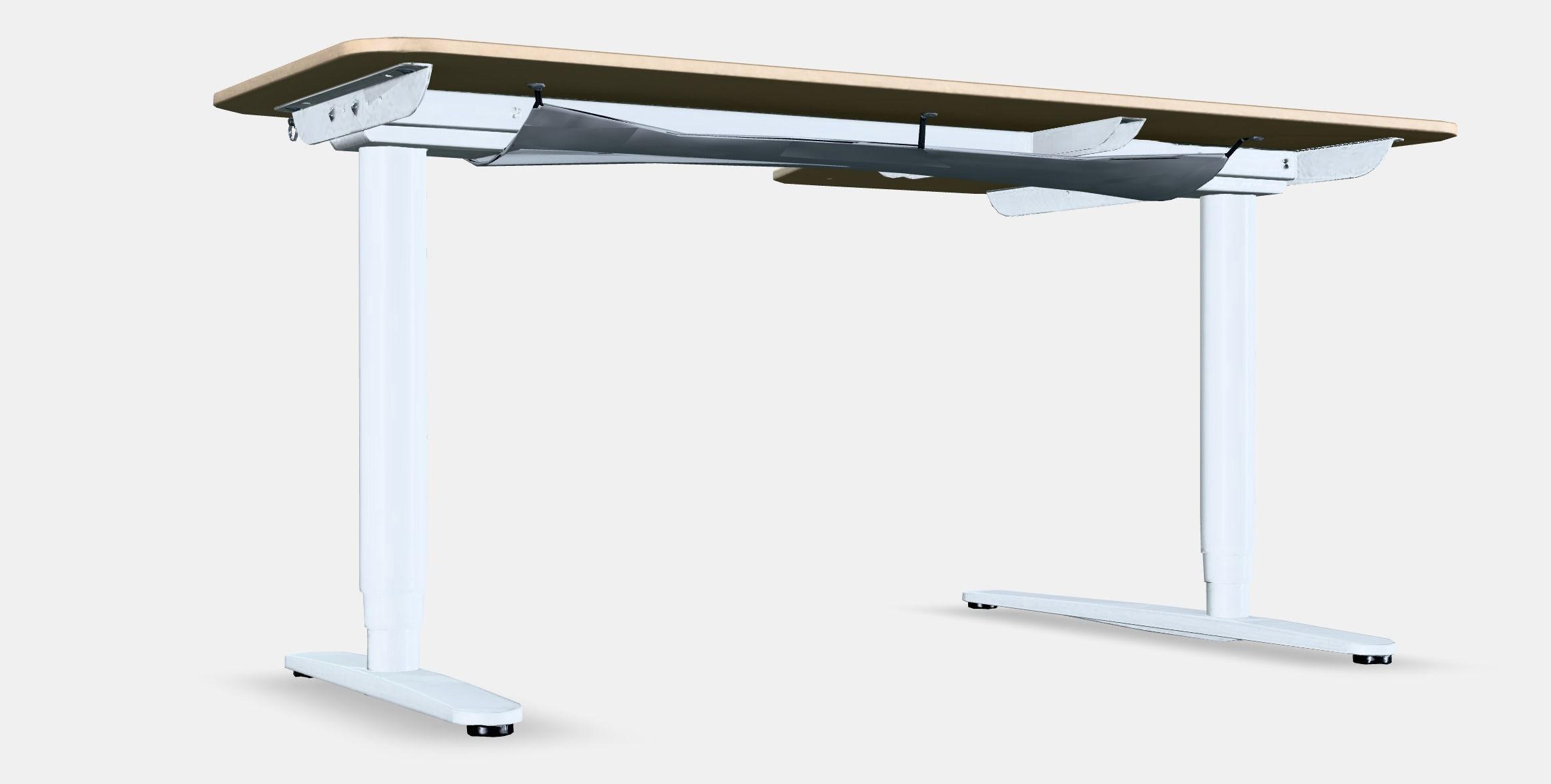 BEKANT Corner desk left sit-stand Low-poly 3D model_3