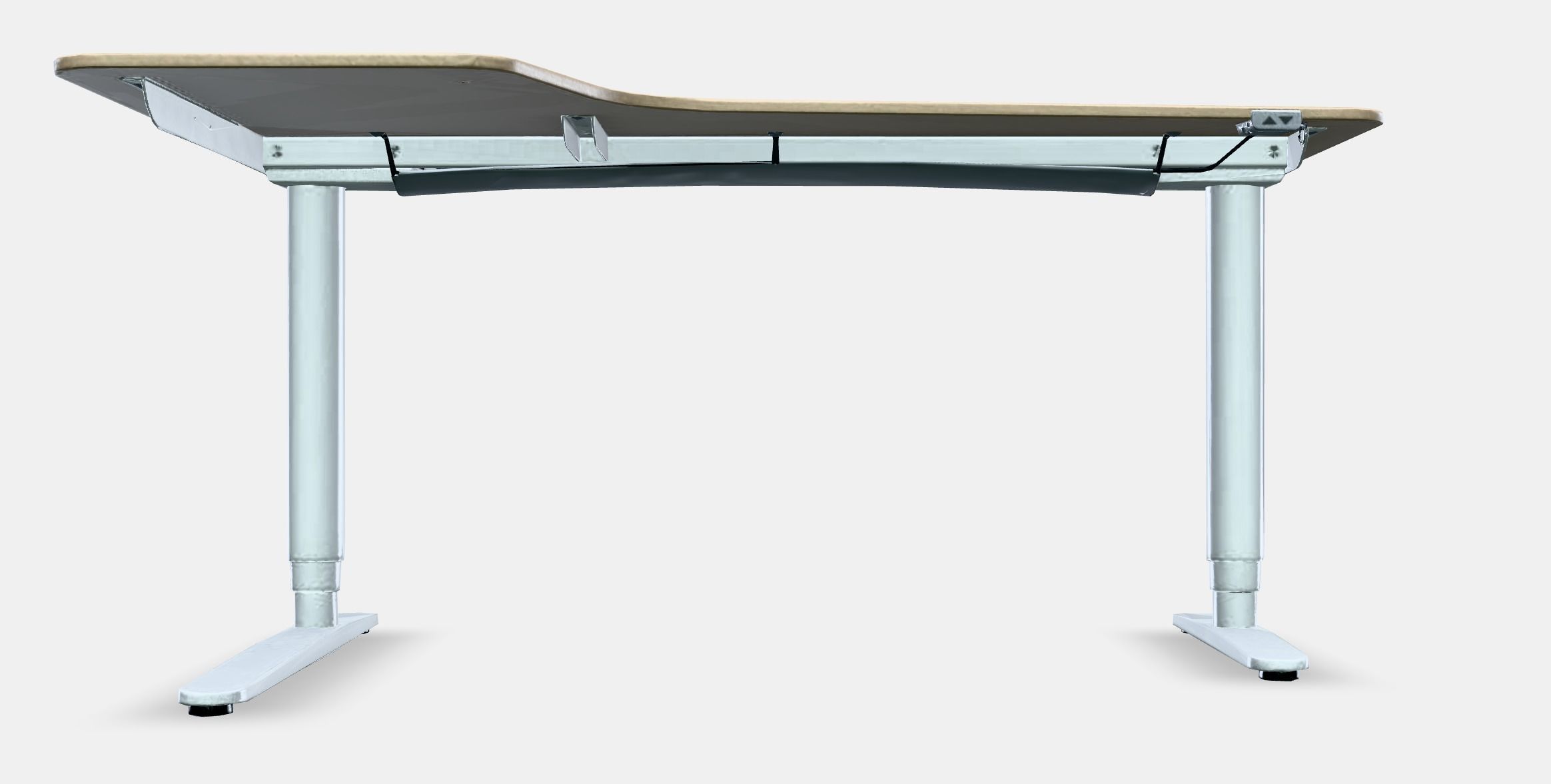 BEKANT Corner desk left sit-stand Low-poly 3D model_11