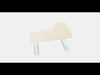 BEKANT Corner desk left sit-stand Low-poly 3D model_1