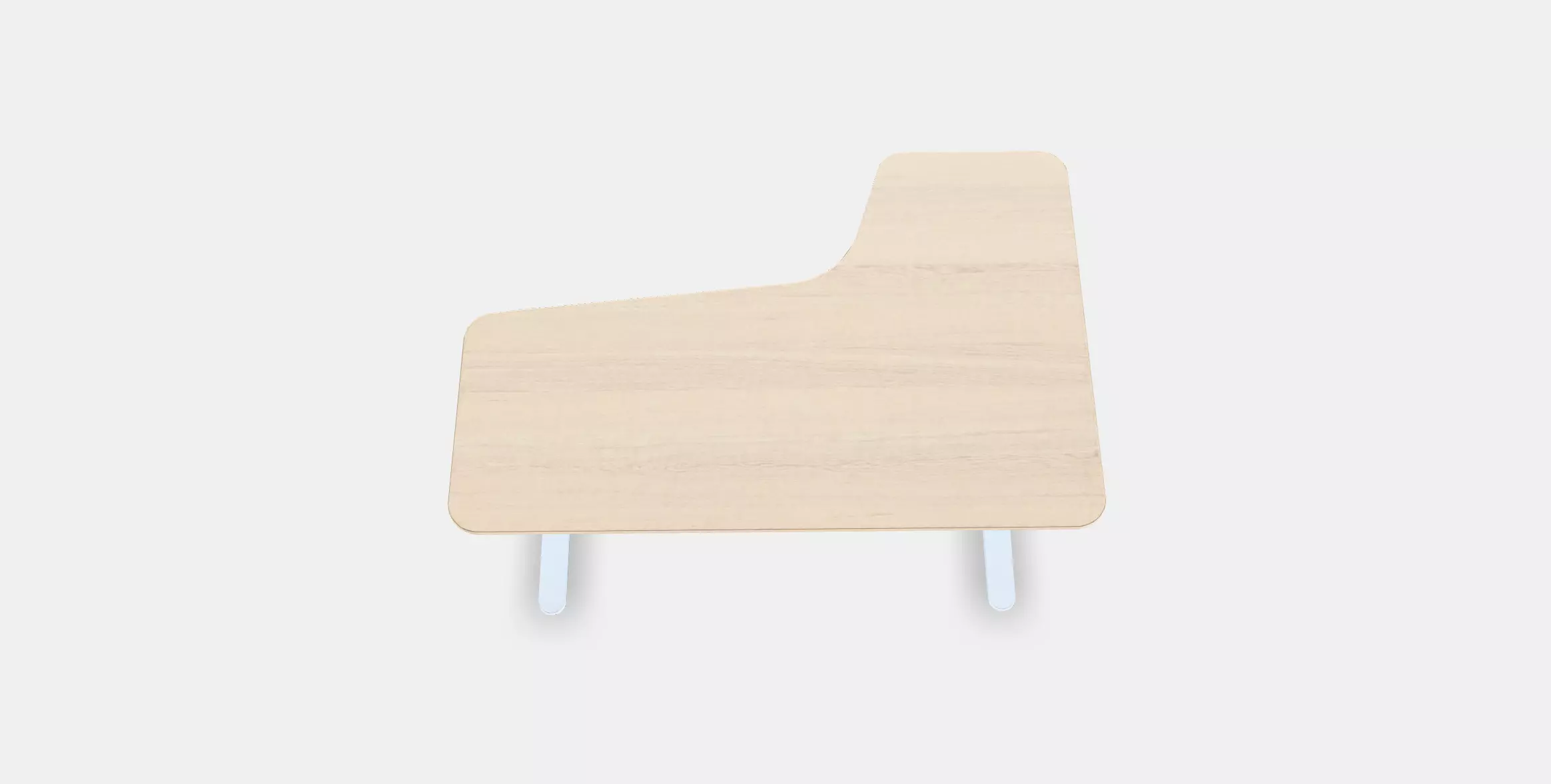 BEKANT Corner desk left sit-stand Low-poly 3D model_0