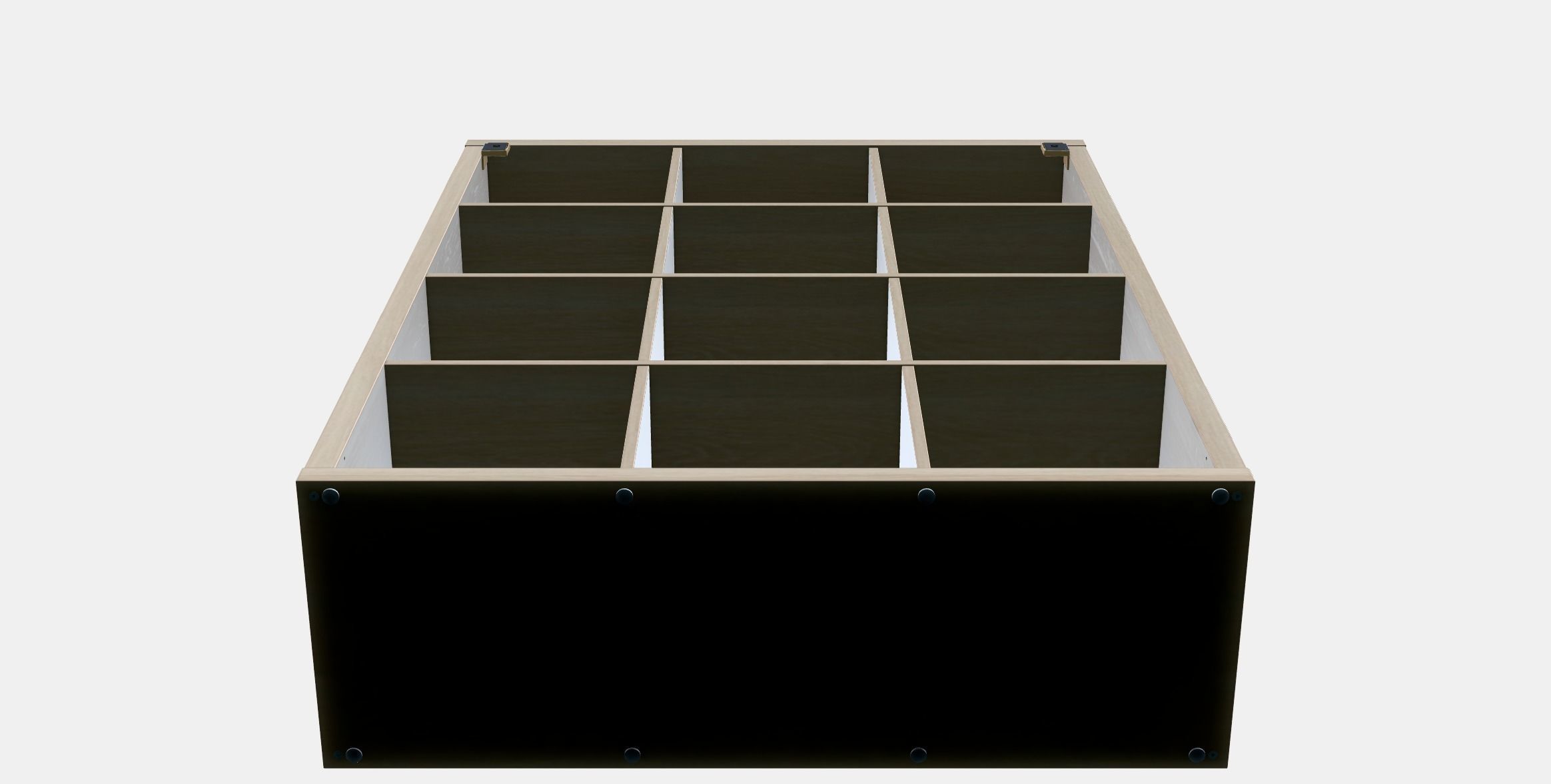 KALLAX Shelving unit 14 Low-poly 3D model_9