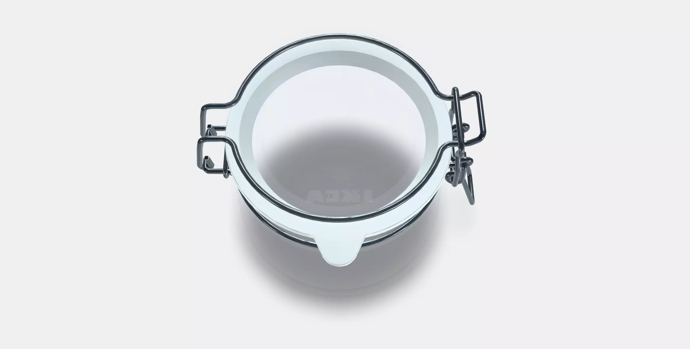 KORKEN tin with lid 2 Low-poly 3D model